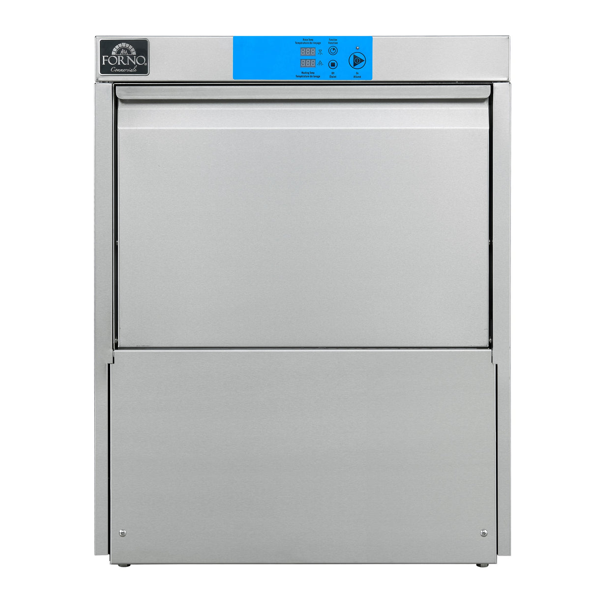 Forno Commerciale 24-Inch Commercial Undercounter Dishwasher, 1-Phase/3-Phase Compatible - FCMDW0024