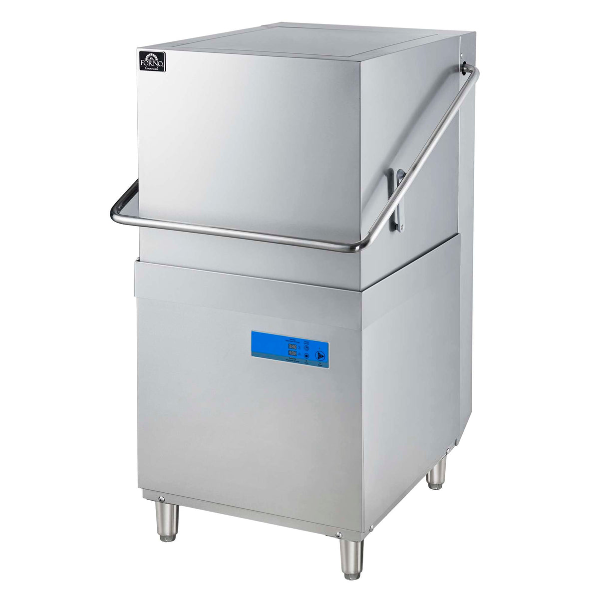 Forno Commerciale 31-Inch Commercial Hood Dishwasher, 1-Phase/3-Phase Compatible - FCMDW0031