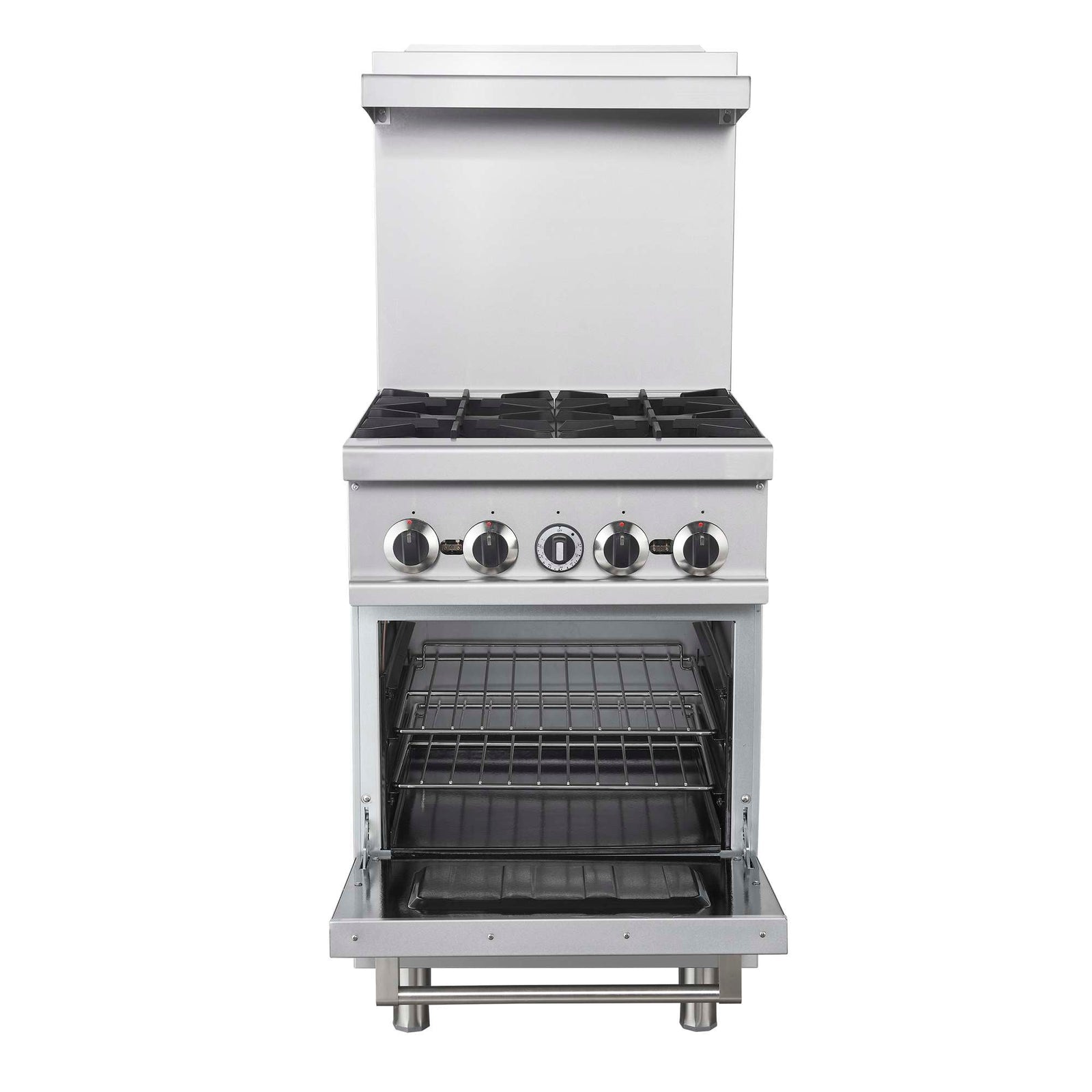 Forno Commerciale 24 Inch Gas Range with 4 Burners - FCMGR0093-24