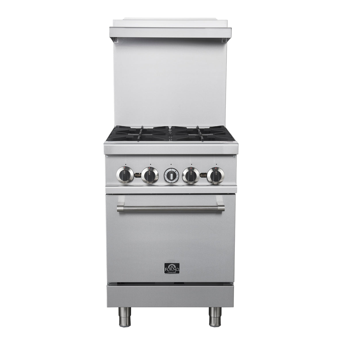 Forno Commerciale 24 Inch Gas Range with 4 Burners - FCMGR0093-24