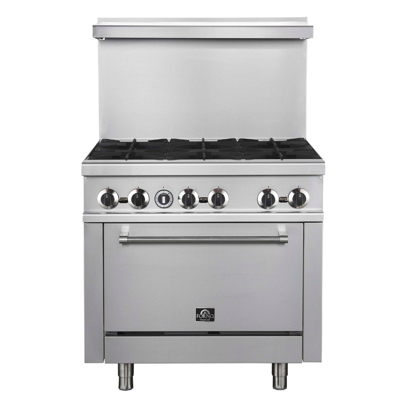 Forno Commerciale 36 Inch Gas Range with 6 Burners - FCMGR0093-36