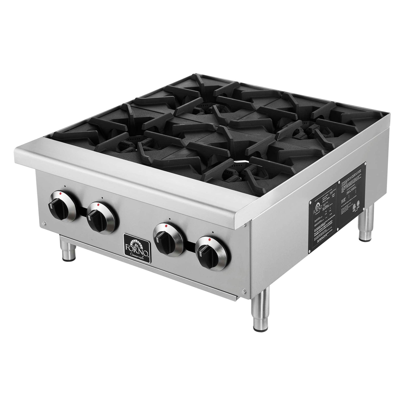 Forno Commerciale 24 Inch Gas Hotplate - FCMHP0079-24