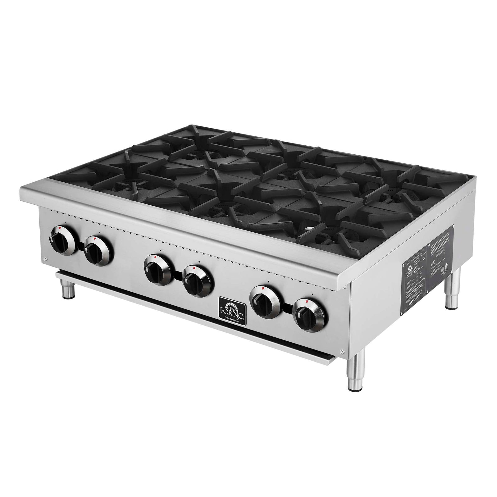 Forno Commerciale 36 Inch Gas Hotplate - FCMHP0079-36