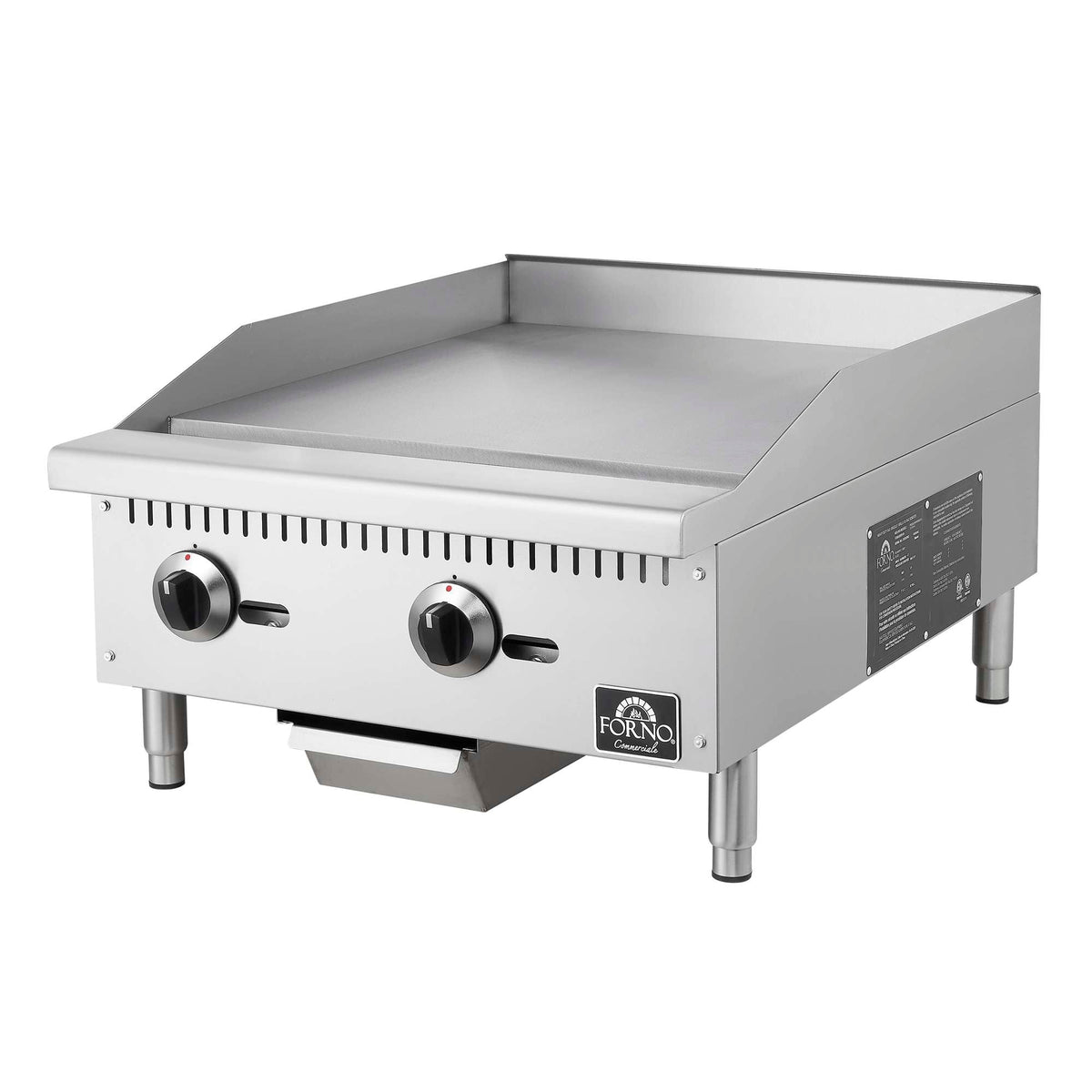 Forno Commerciale 24 Inch Gas Griddle - FCMGG0055-24