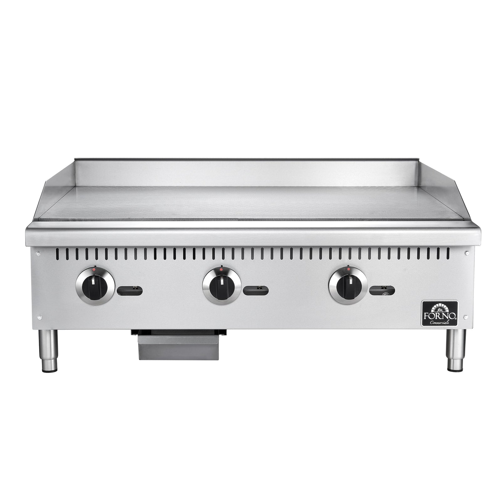 Forno Commerciale 36 Inch Gas Griddle, 3 Burners - FCMGG0055-36