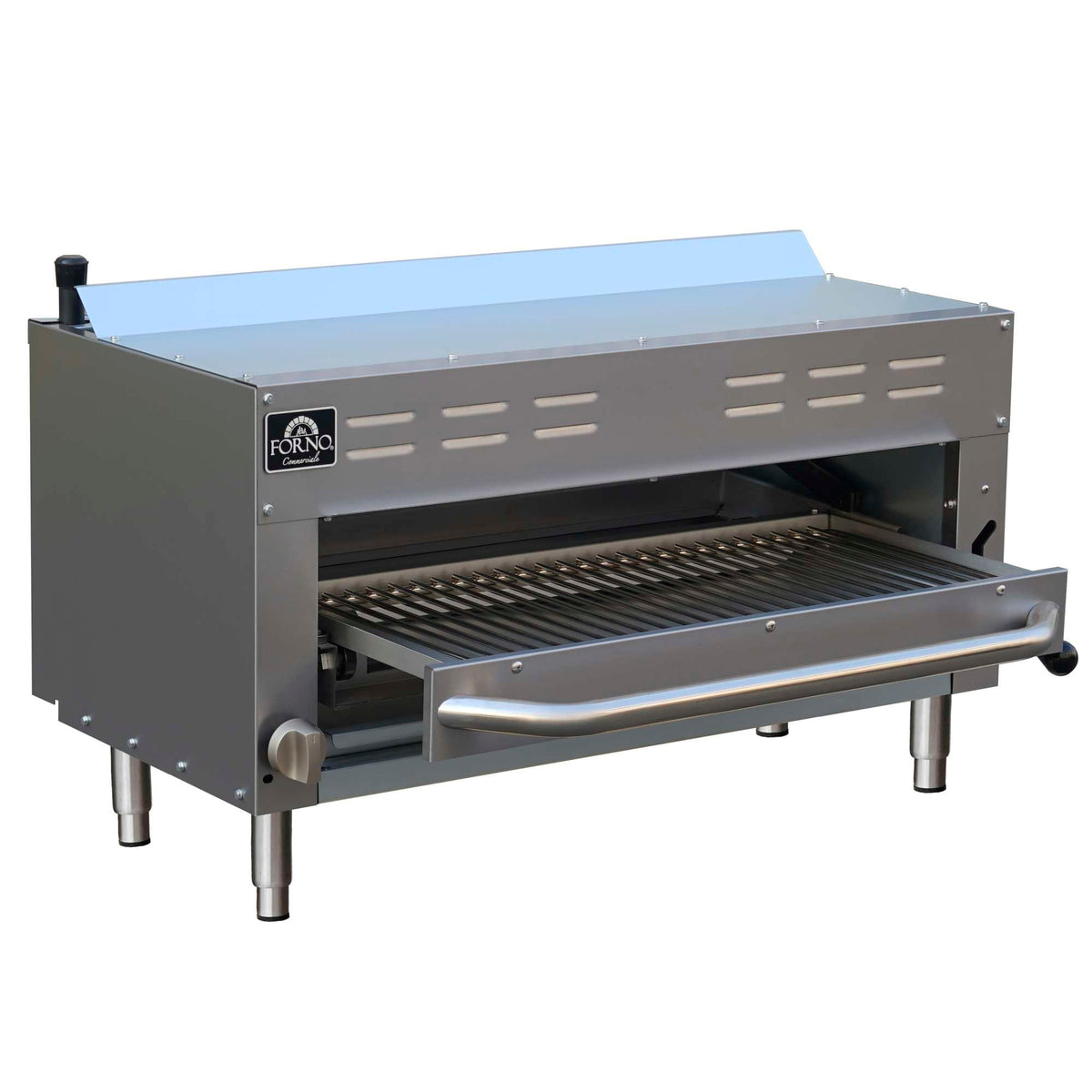 Forno Commerciale Gas Salamander, 35 000 BTU, Infrared Broiler, Adjustable Rack, LP convertible - FCMGS0114-36
