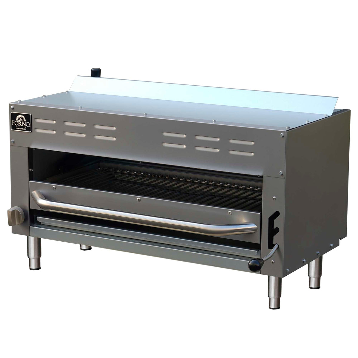 Forno Commerciale Gas Salamander, 35 000 BTU, Infrared Broiler, Adjustable Rack, LP convertible - FCMGS0114-36