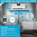 Daikin Aurora 24,000 BTU 21 SEER2 Low Ambient Mini Split Heat Pump System -  R32 - 230V Features