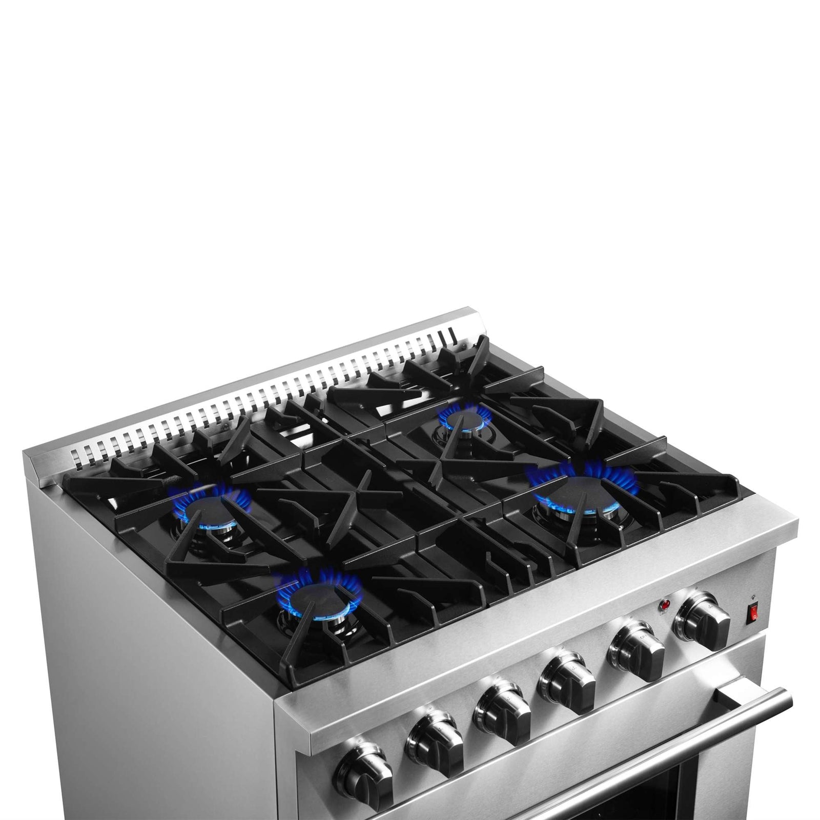 Forno Marco 30 Inch Dual Fuel Range burners