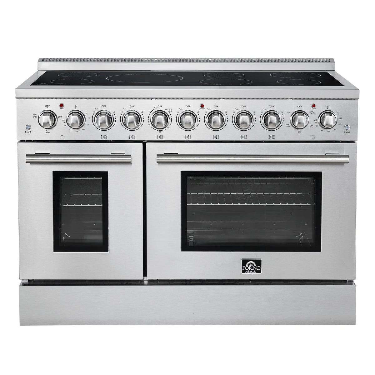 Forno Paolo 48-inch electric range, stainless steel