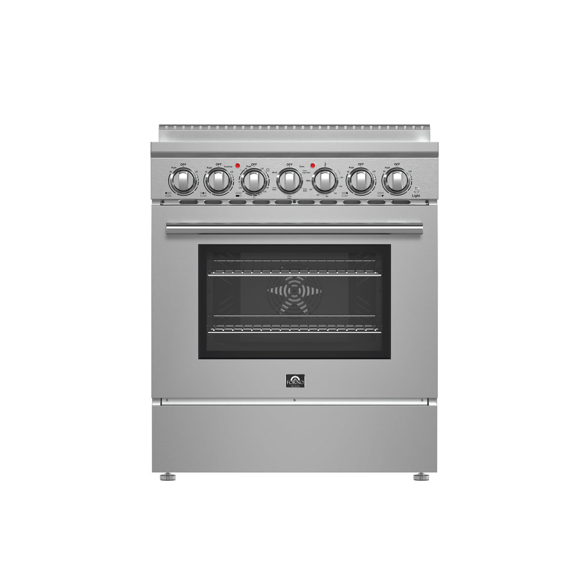 Forno Paolo 30-inch electric range, stainless steel