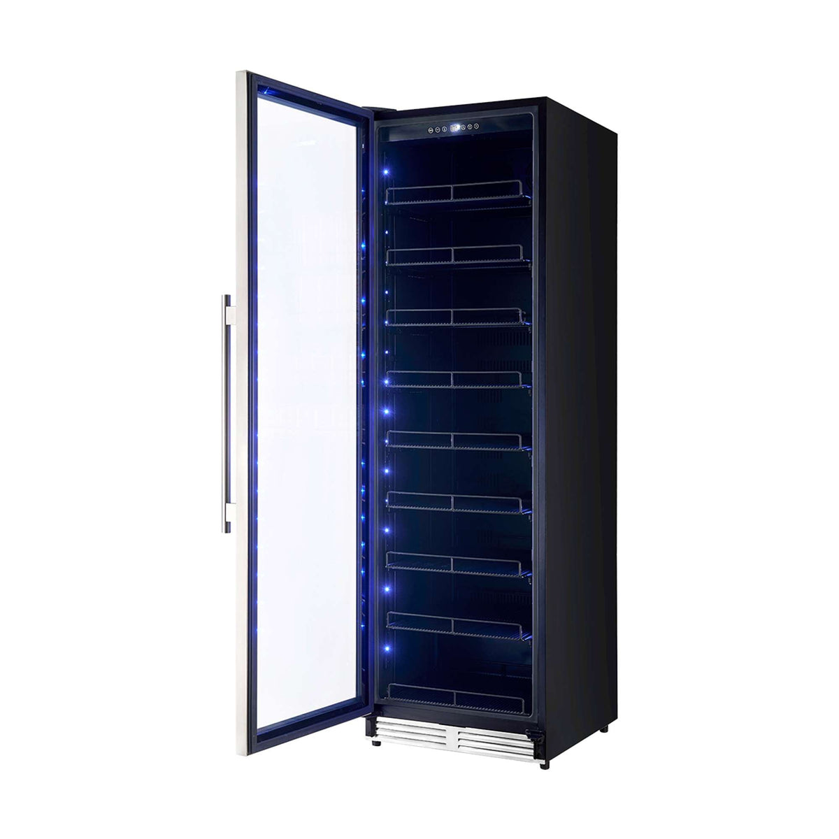 Forno Cesinali 24-Inch Built-In Beverage Cooler, 15.8 cu.ft, Stainless Steel, Dual Temperature Zones, LED Interior Lighting, Adjustable Shelves - FBCBI6703-24S