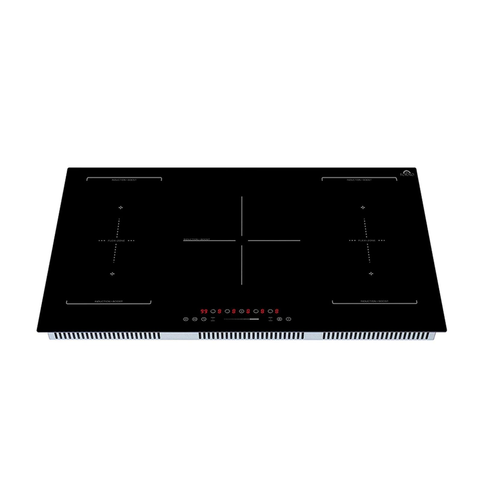 Forno Ornonzo 36-Inch Induction Cooktop, 5 Zones, 2 Flex-Zones, 10,200W Total Power, Touch Control, 9 Power Levels - FCTIN0569-36