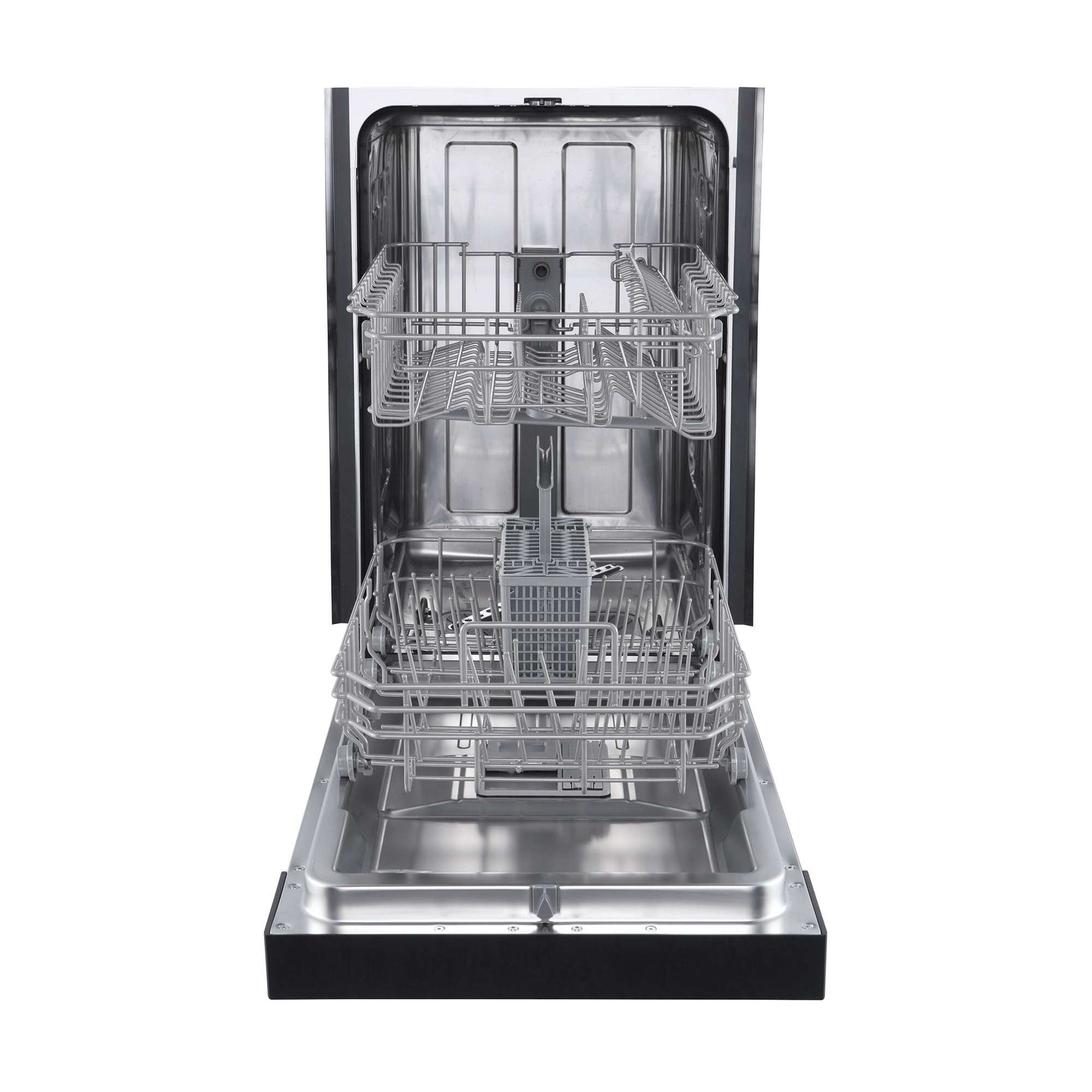 Forno Polo 18-Inch Built-In Black Dishwasher, 8 Place Settings, ENERGY STAR Certified, 52 dBA - FDWBI8041-18BLK
