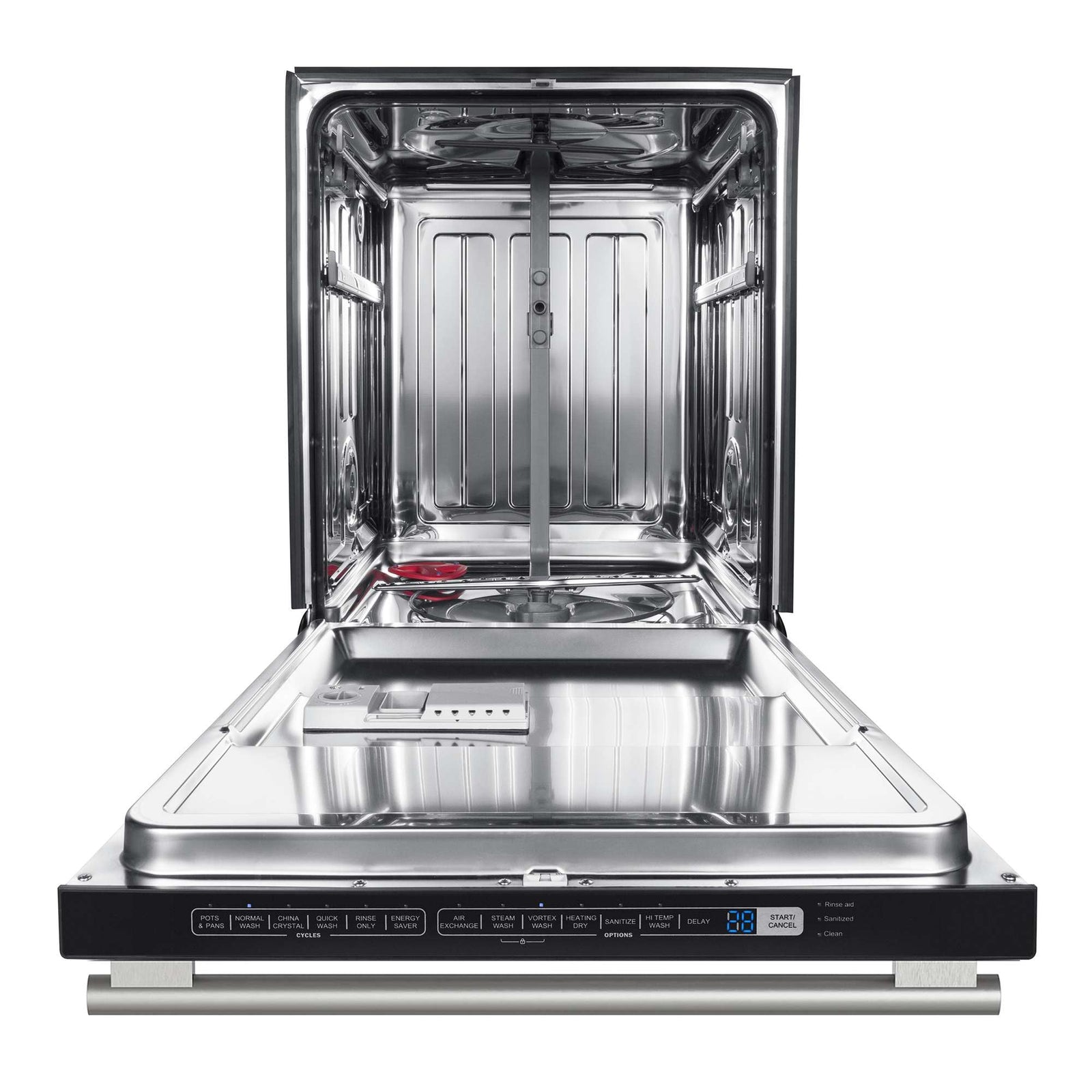 Forno Pozzo 24-Inch Built-In Tall Tub Top Control Dishwasher, White, 49 dBA, ENERGY STAR Certified - FDWBI8067-24WHT