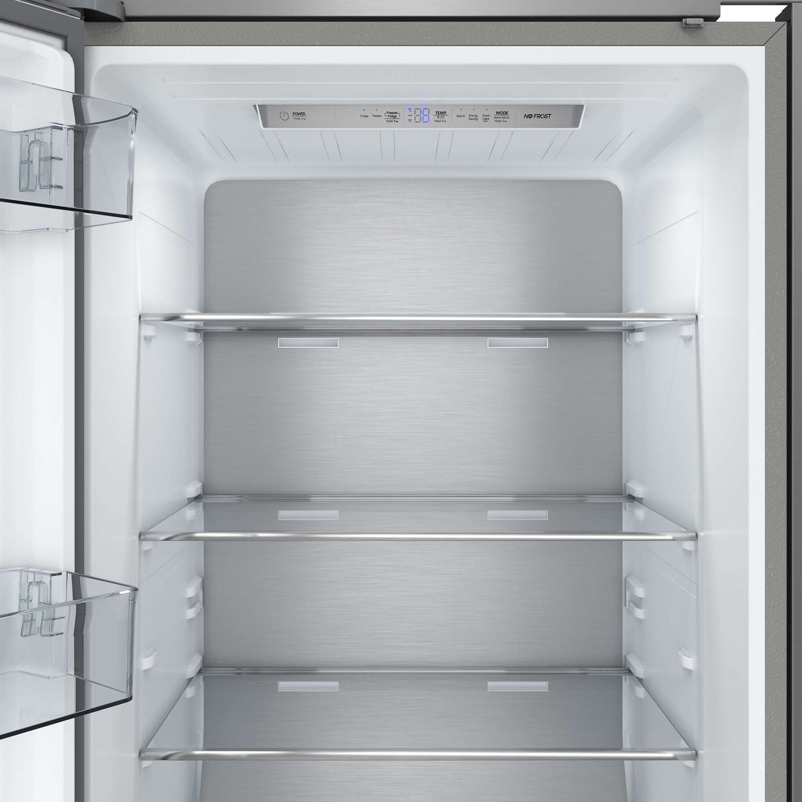 Forno Maderno 28" Built-In Convertible Refrigerator, 13.6 cu.ft. Left Swing with Decorative Grill - 32" Wide - FFFFD1722-32LSG