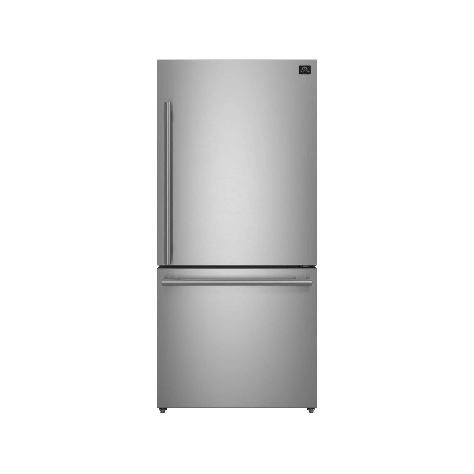 Forno Milano Espresso 31-Inch Bottom Freezer Refrigerator, Stainless Steel, 17.2 cu.ft Capacity, Right Swing Door, Energy Efficient - FFFFD1785-31S