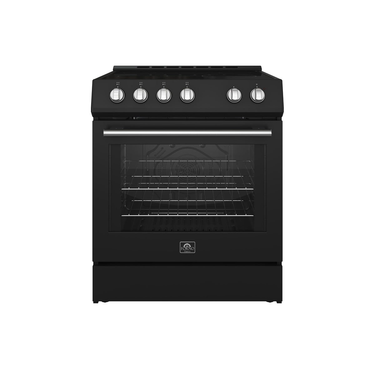 Forno Leonardo 30-inch electric range, black