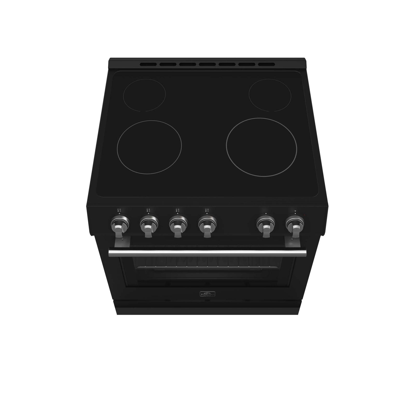 Forno Leonardo Espresso 30-Inch Black Electric Range, True Convection, Energy Efficient - FFSEL6012-30BLK