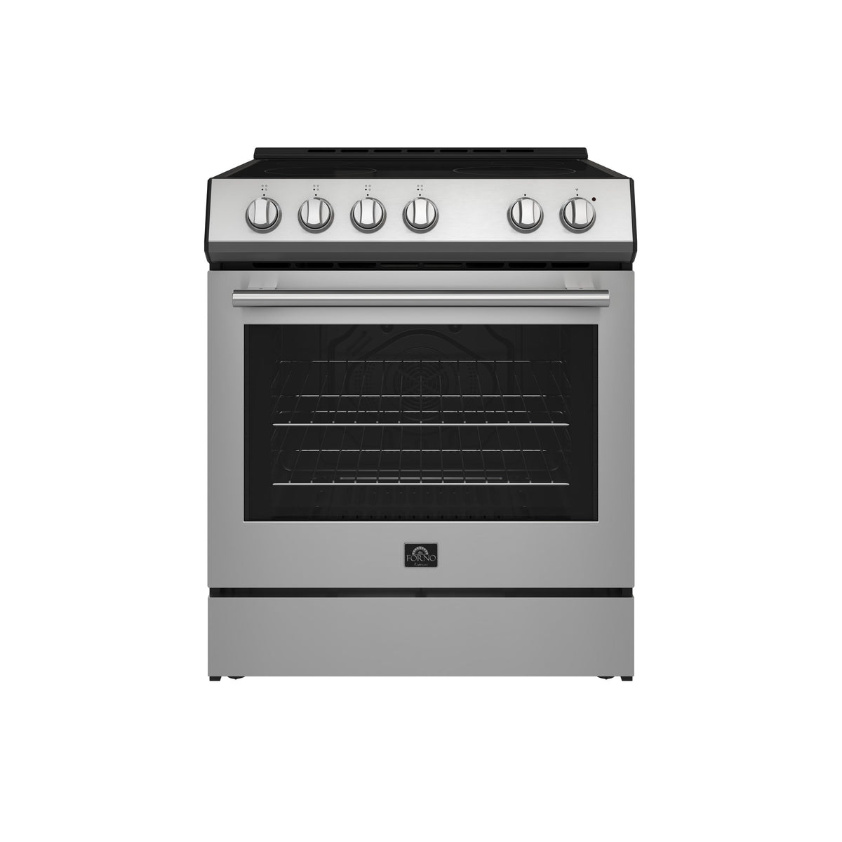 Forno Leonardo 30-inch electric range, stainless steel