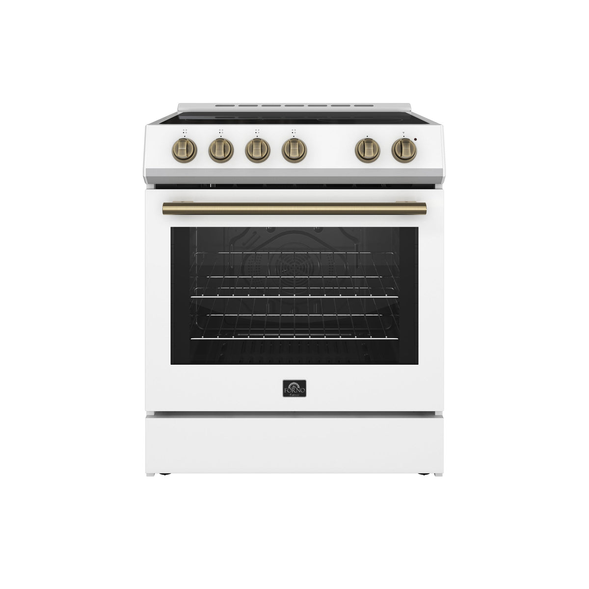 Forno Leonardo 30-inch electric range, white