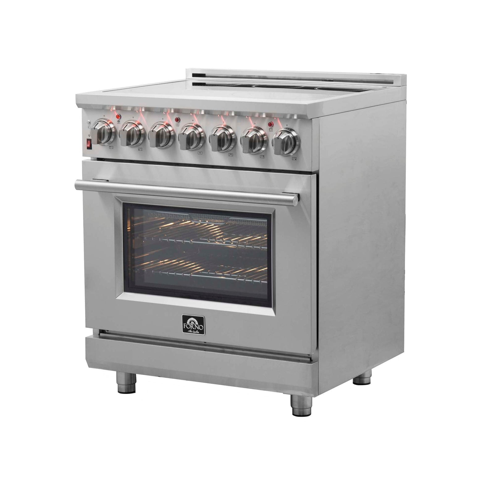 Forno Massimo 30-Inch Freestanding Electric Range, True Convection Oven - FFSEL6020-30