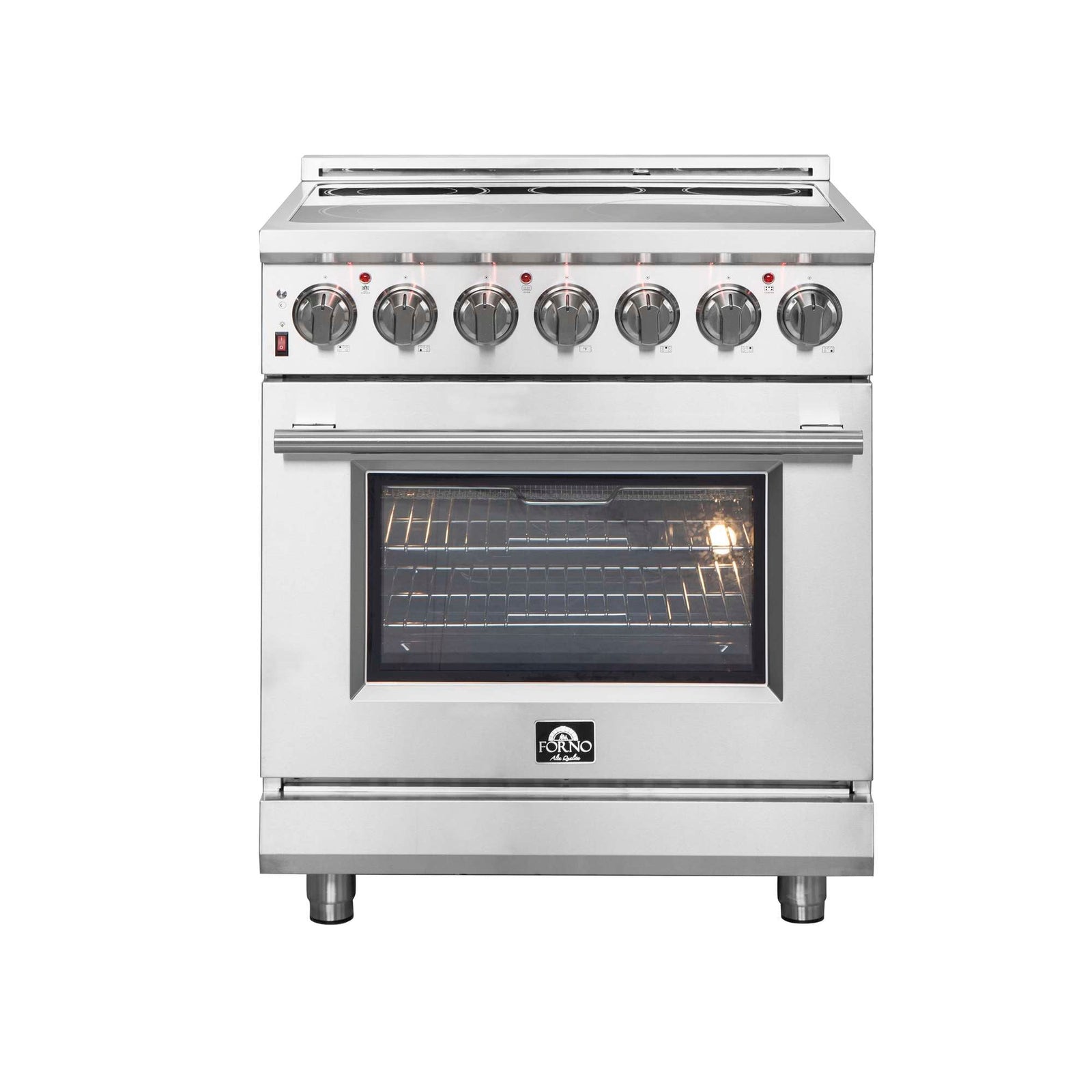 Forno Massimo 30-Inch Freestanding Electric Range, True Convection Oven - FFSEL6020-30