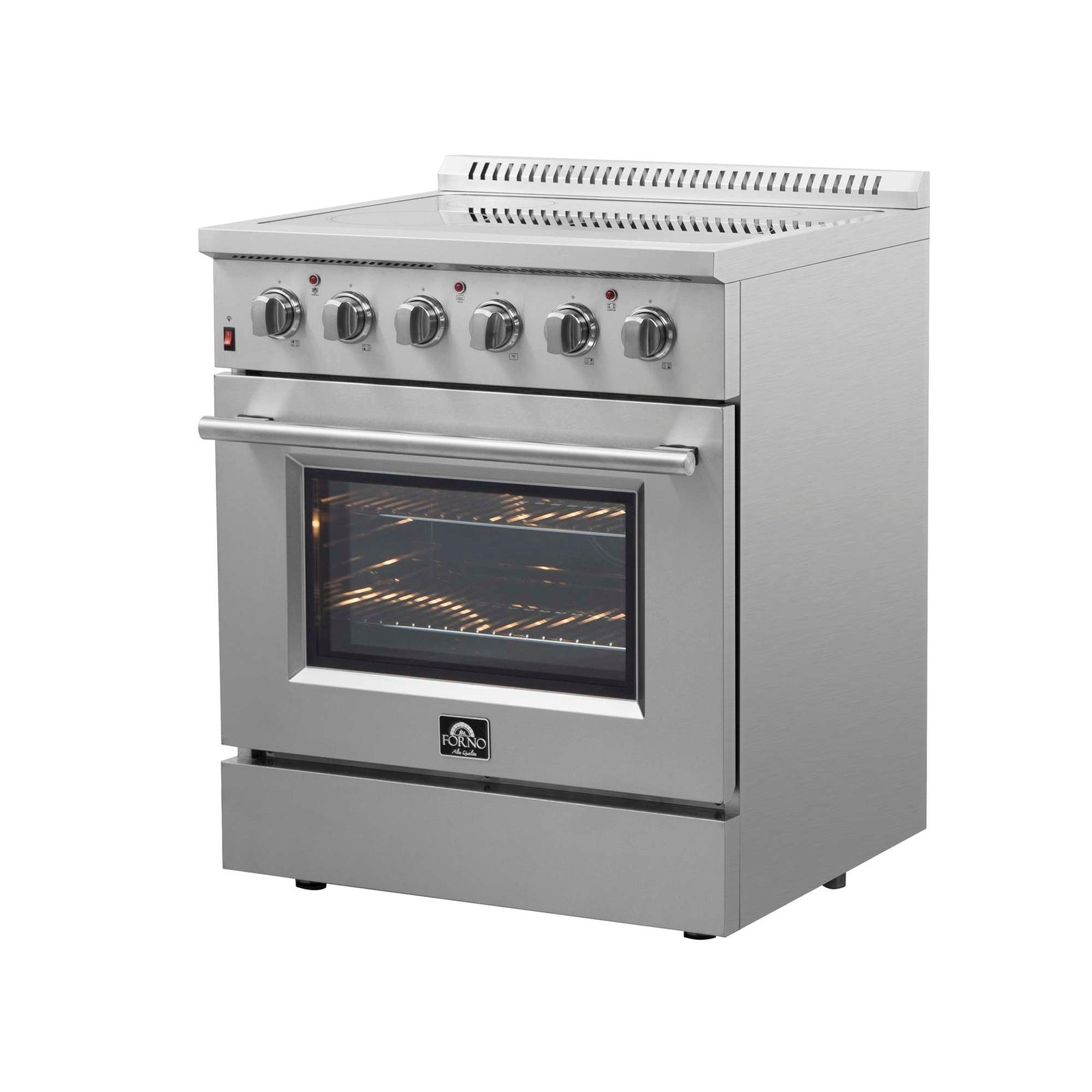 Forno Galiano 30-Inch Freestanding Electric Range, True Convection, Energy Efficient - FFSEL6083-30