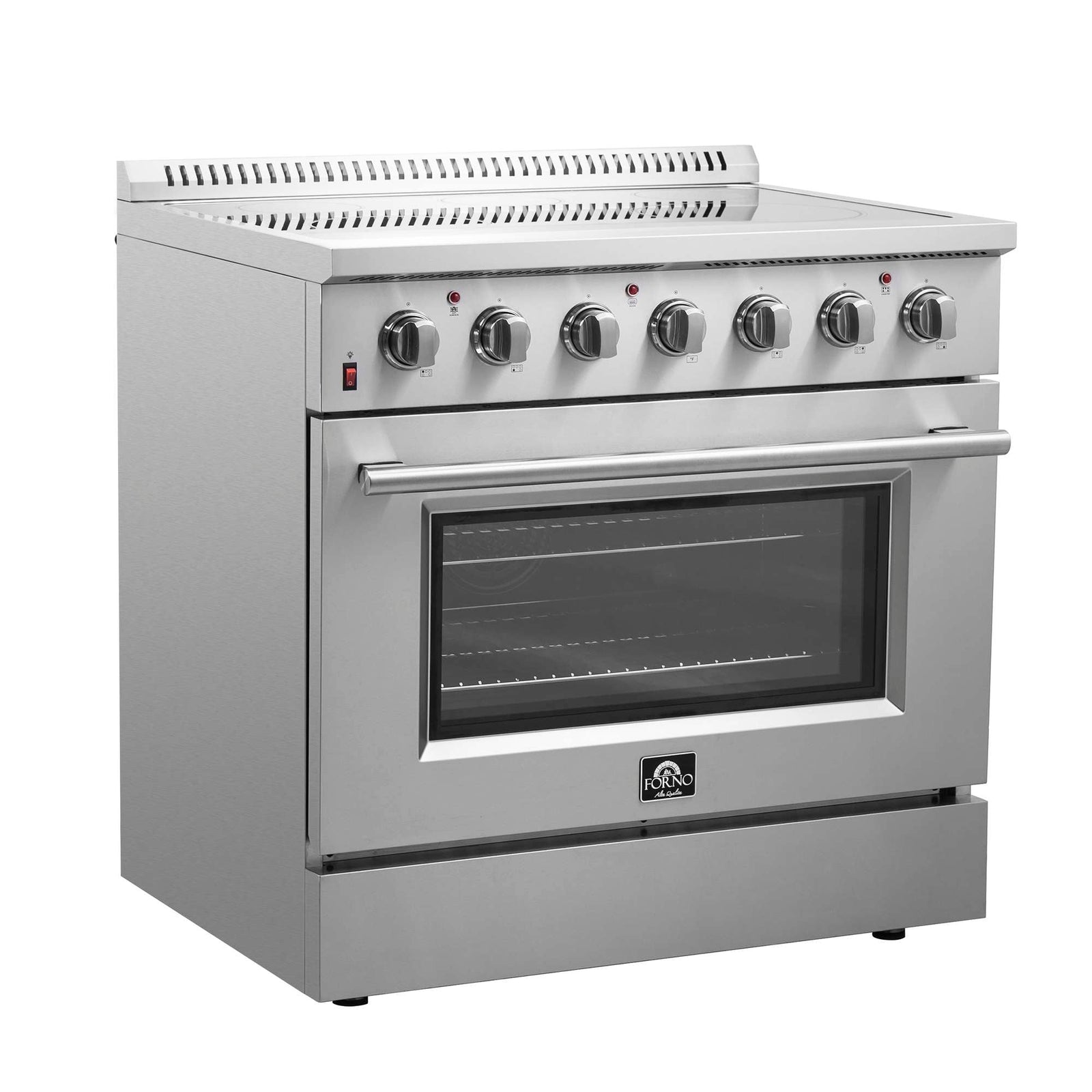 Forno Galiano 36-Inch Freestanding Electric Range, True Convection, Energy Efficient - FFSEL6083-36
