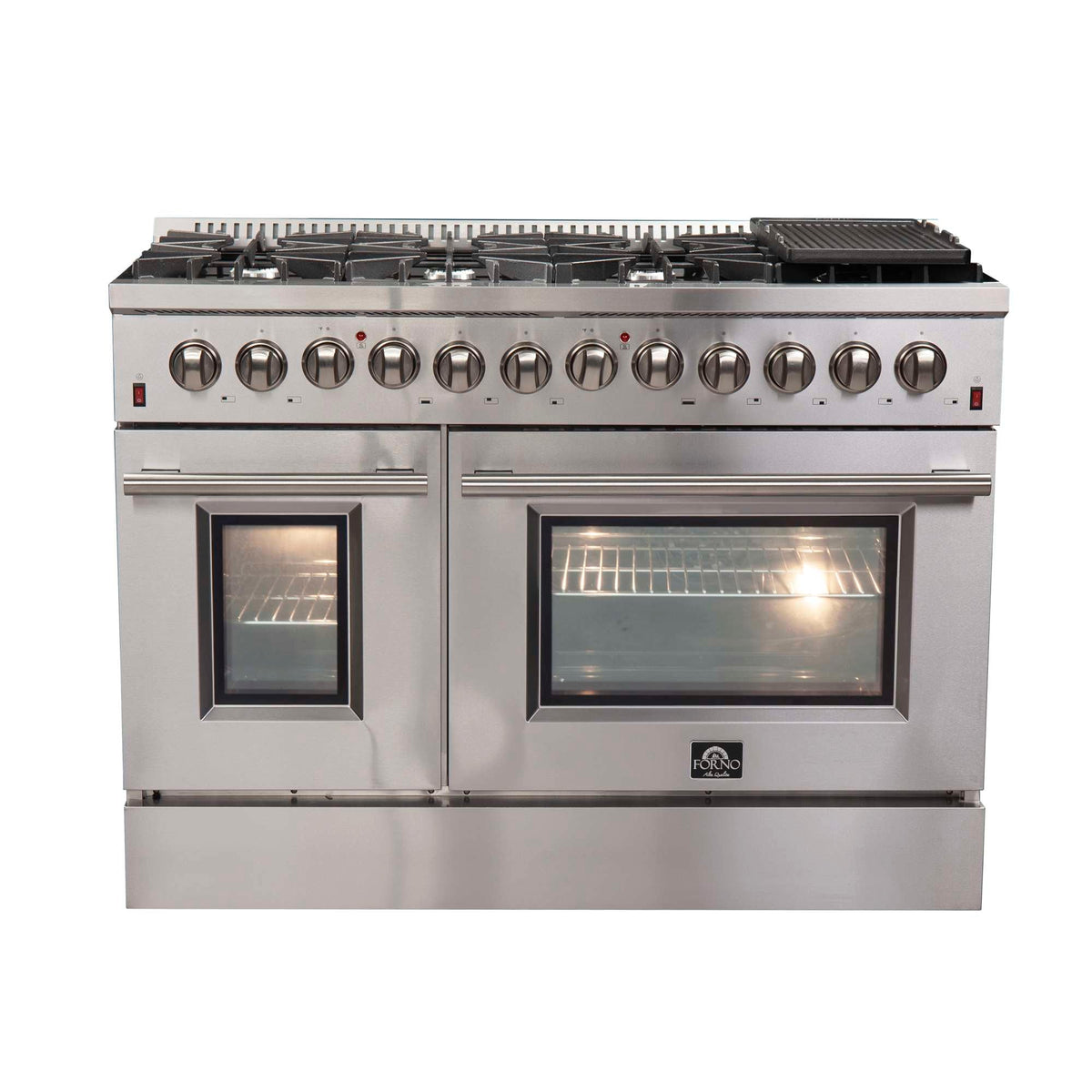 Forno Galiano 48-inch stainless steel dual fuel range