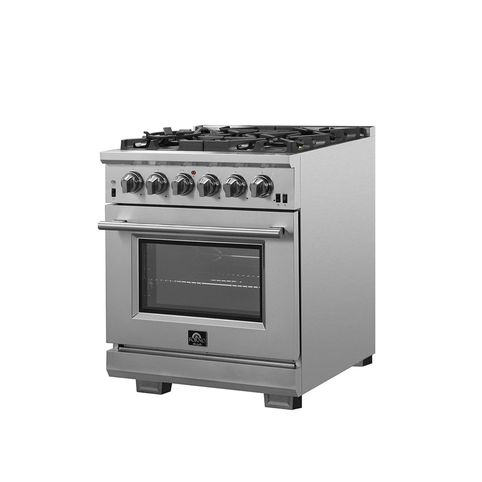 Forno Capriasca 30 Inch Gas Range side view