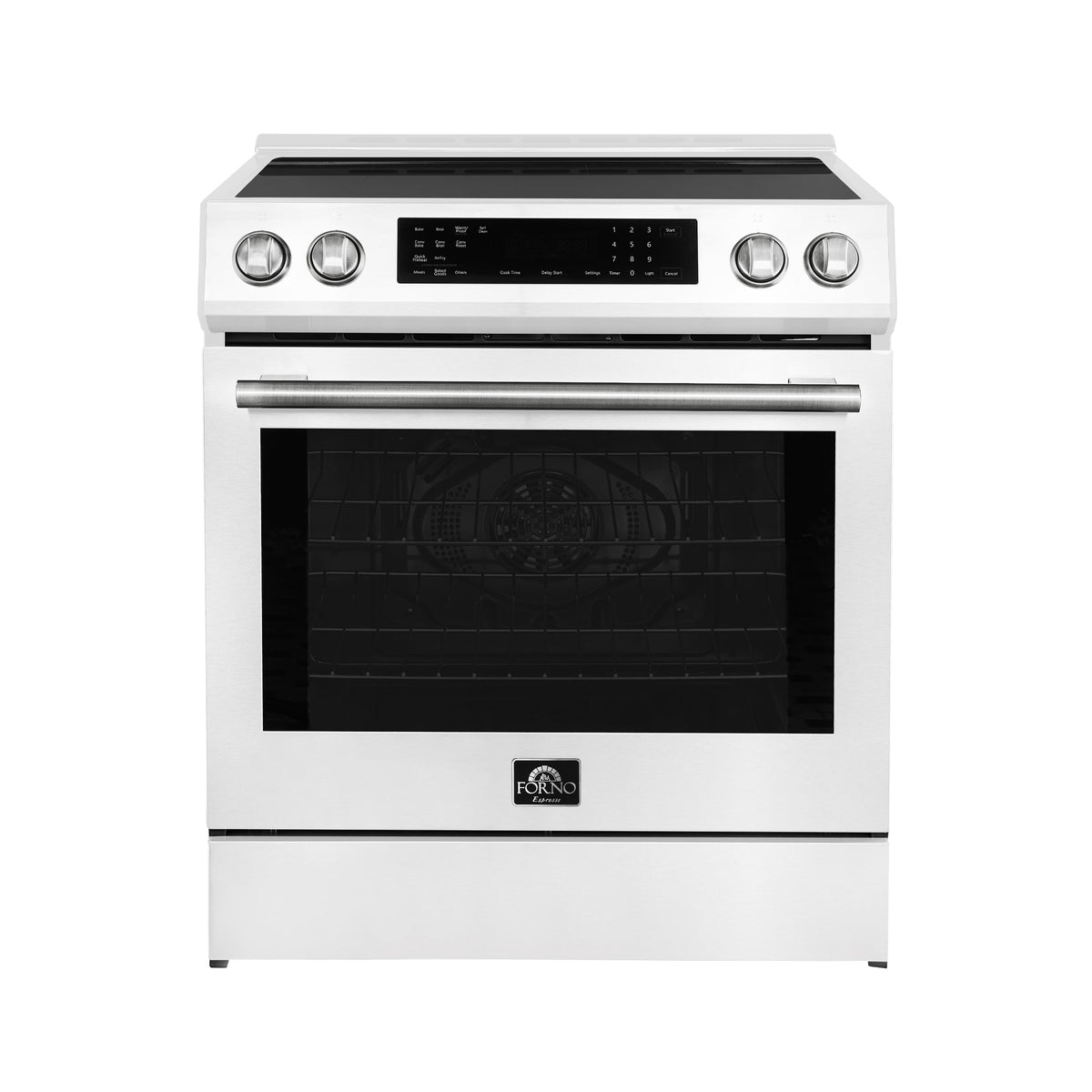 Forno Donatello 30-inch induction range, white