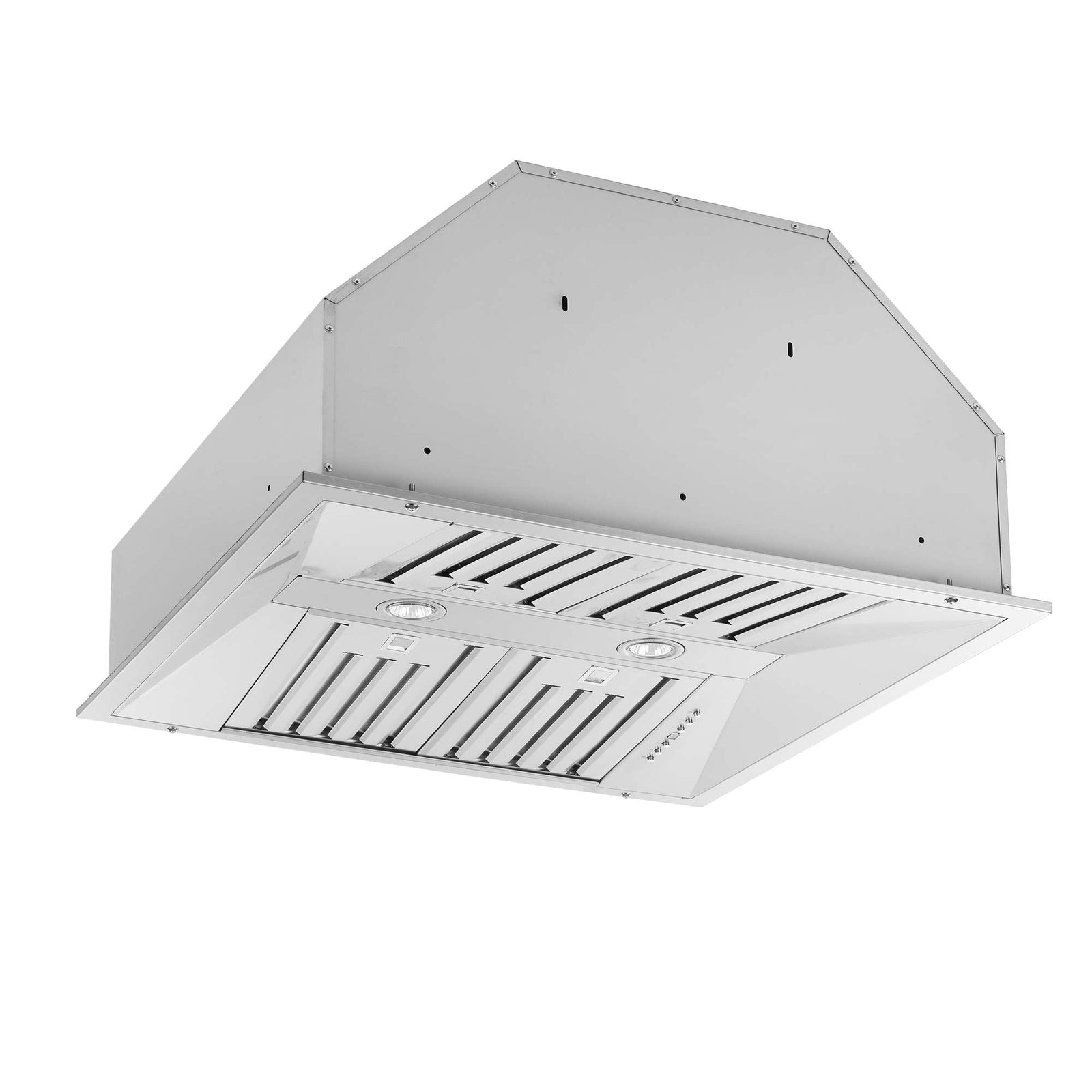 Forno Altilia 30-Inch Insert Range Hood, Stainless Steel, LED Lighting, Baffle Filters - FRHRE5337-30