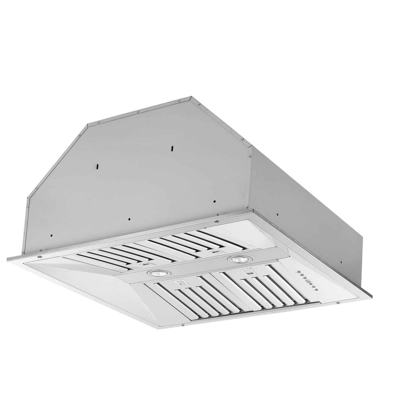 Forno Altilia 30-Inch Insert Range Hood, Stainless Steel, LED Lighting, Baffle Filters - FRHRE5337-30