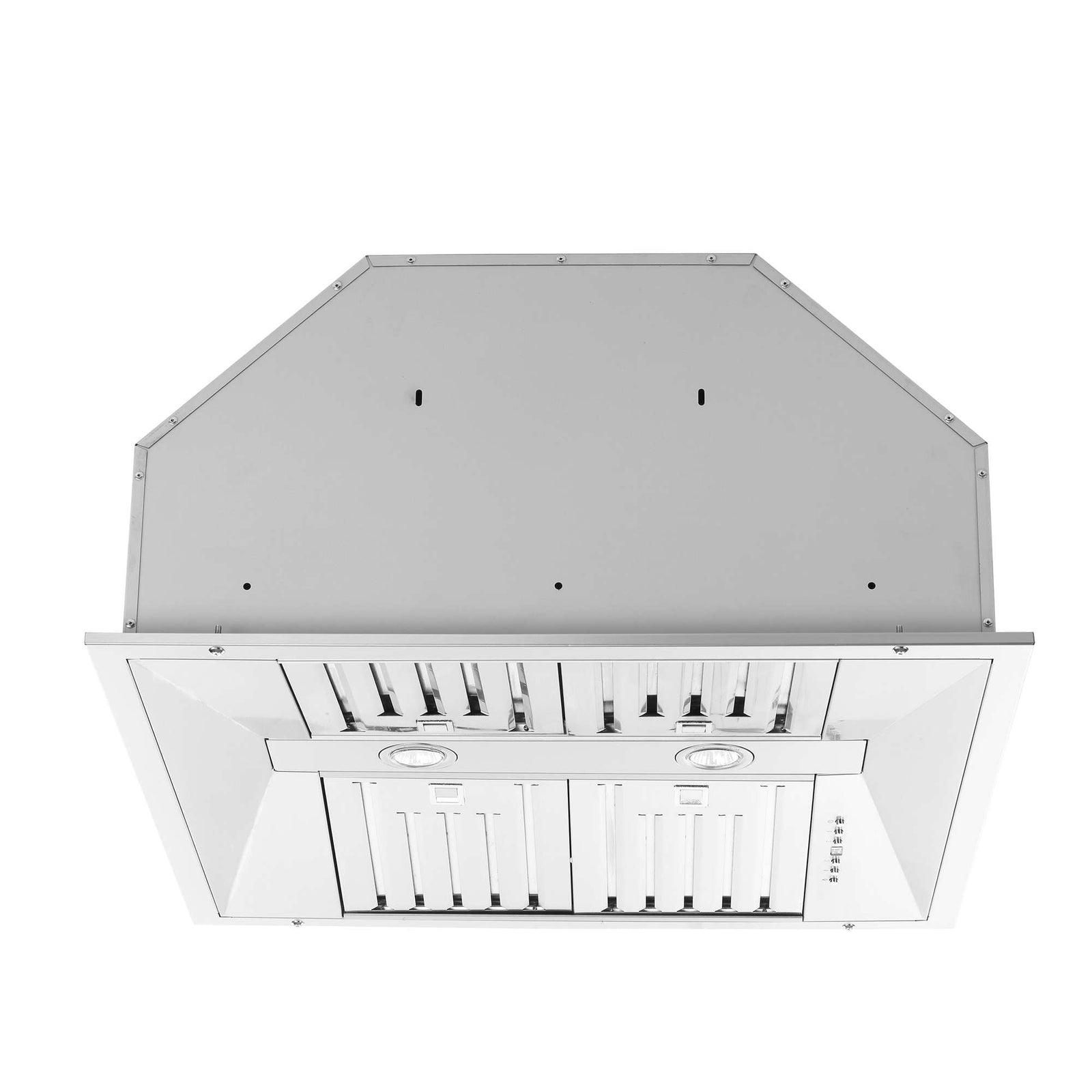 Forno Altilia 30-Inch Insert Range Hood, Stainless Steel, LED Lighting, Baffle Filters - FRHRE5337-30