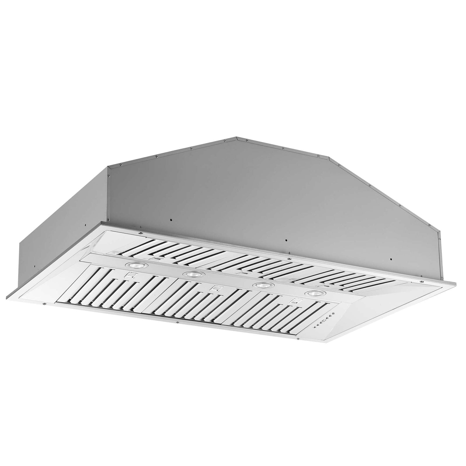 Forno Altilia 48-Inch Insert Range Hood, Stainless Steel, LED Lighting, Baffle Filters - FRHRE5337-48