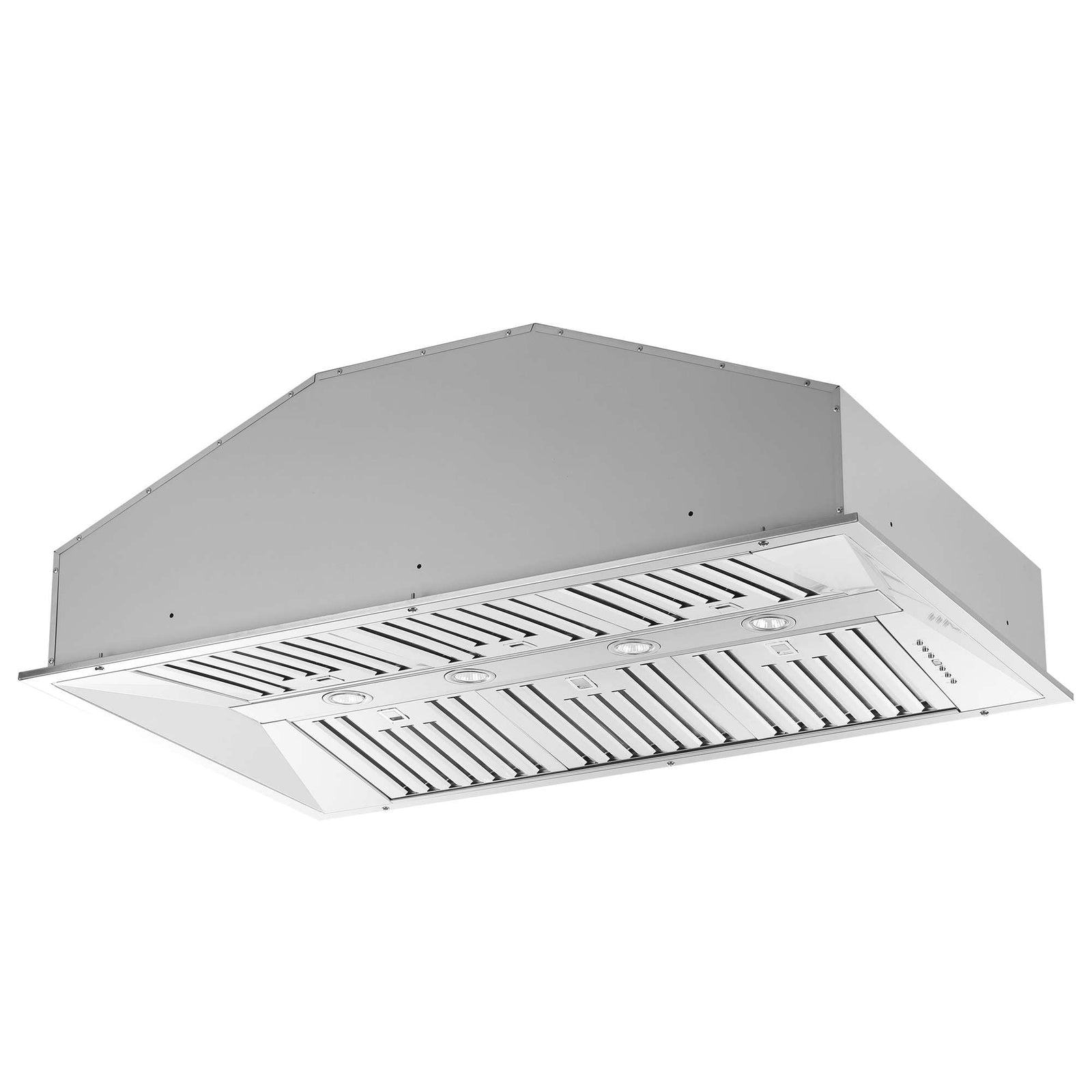 Forno Altilia 48-Inch Insert Range Hood, Stainless Steel, LED Lighting, Baffle Filters - FRHRE5337-48