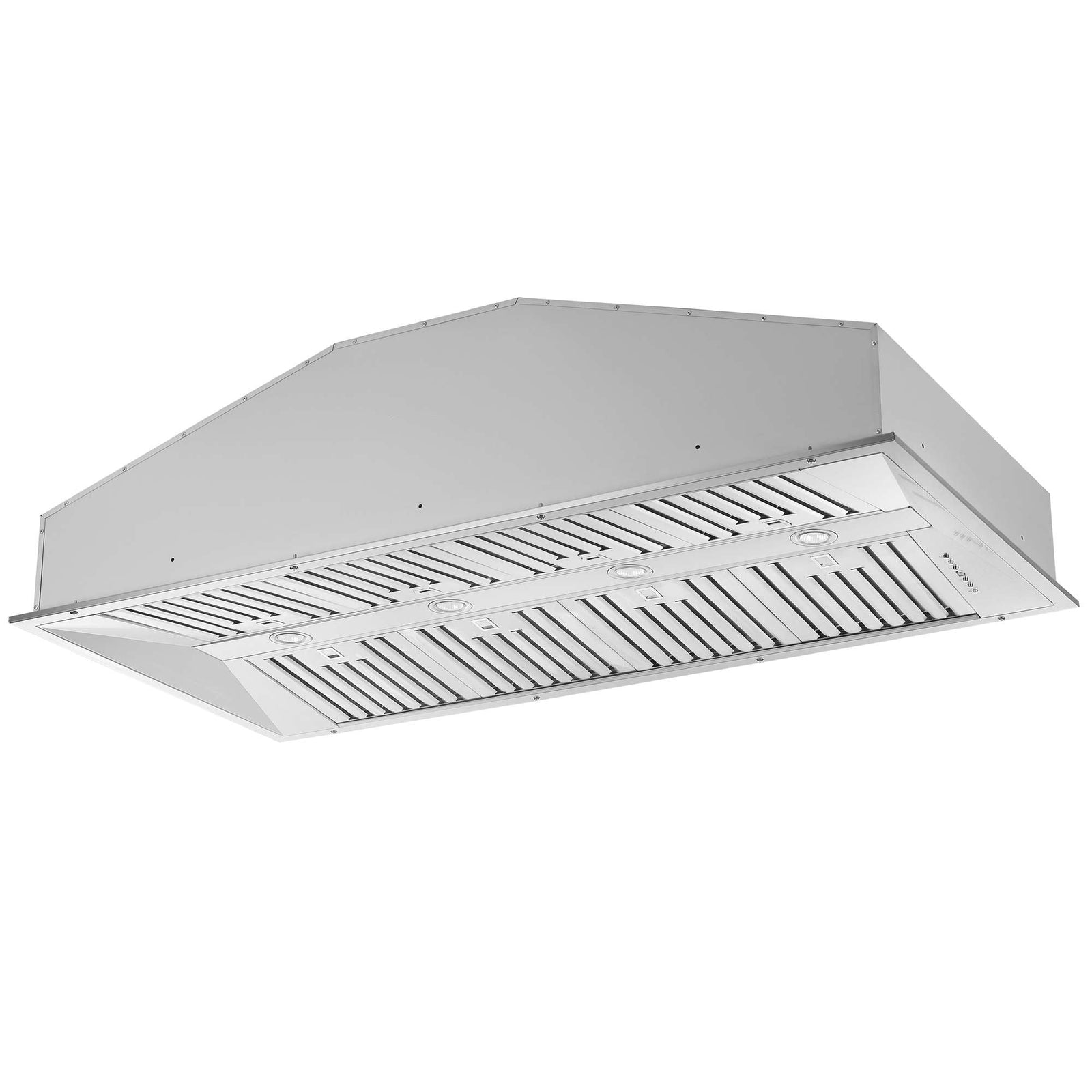 Forno Altilia 60-Inch Insert Range Hood, Stainless Steel, LED Lighting, Baffle Filters - FRHRE5337-60