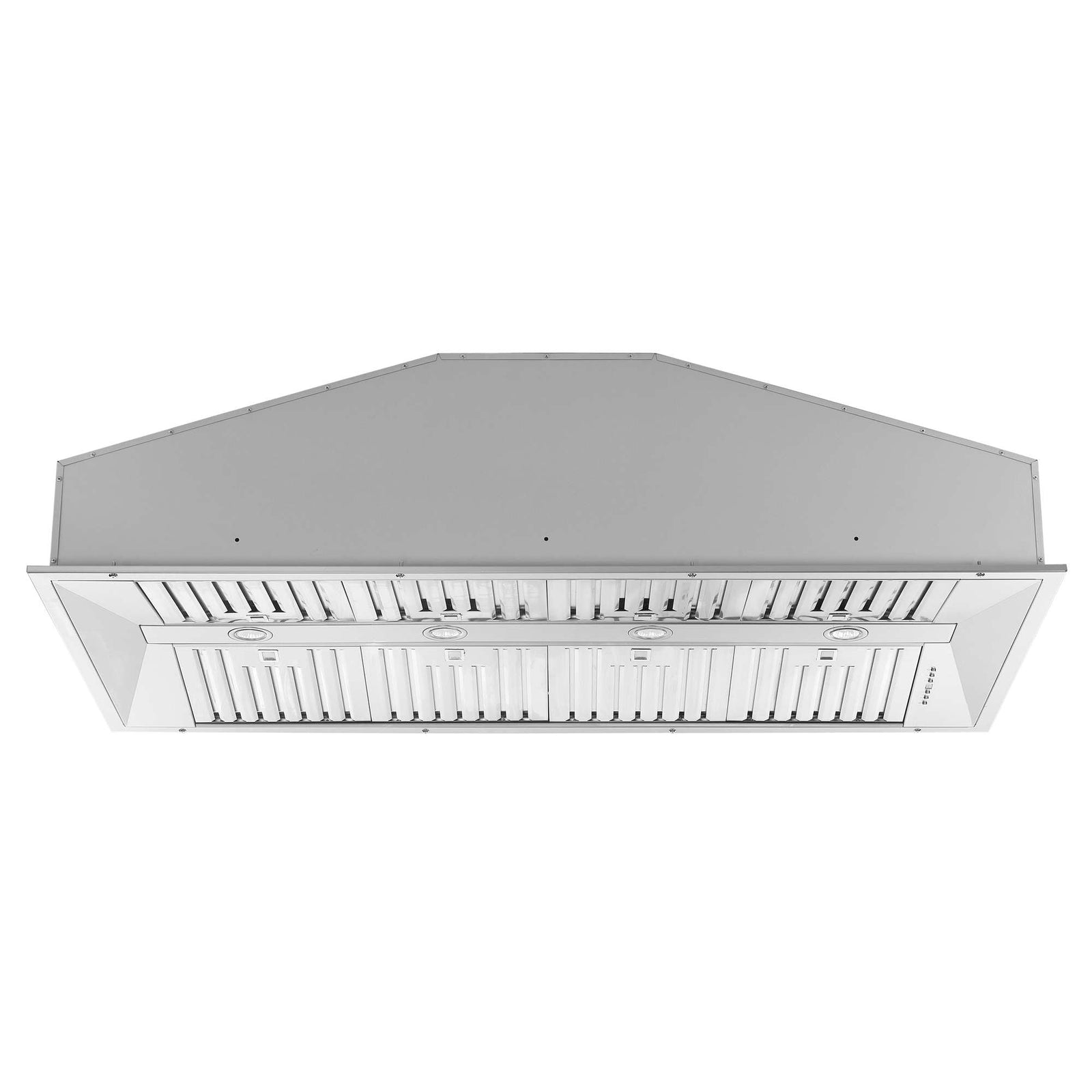Forno Altilia 60-Inch Insert Range Hood, Stainless Steel, LED Lighting, Baffle Filters - FRHRE5337-60