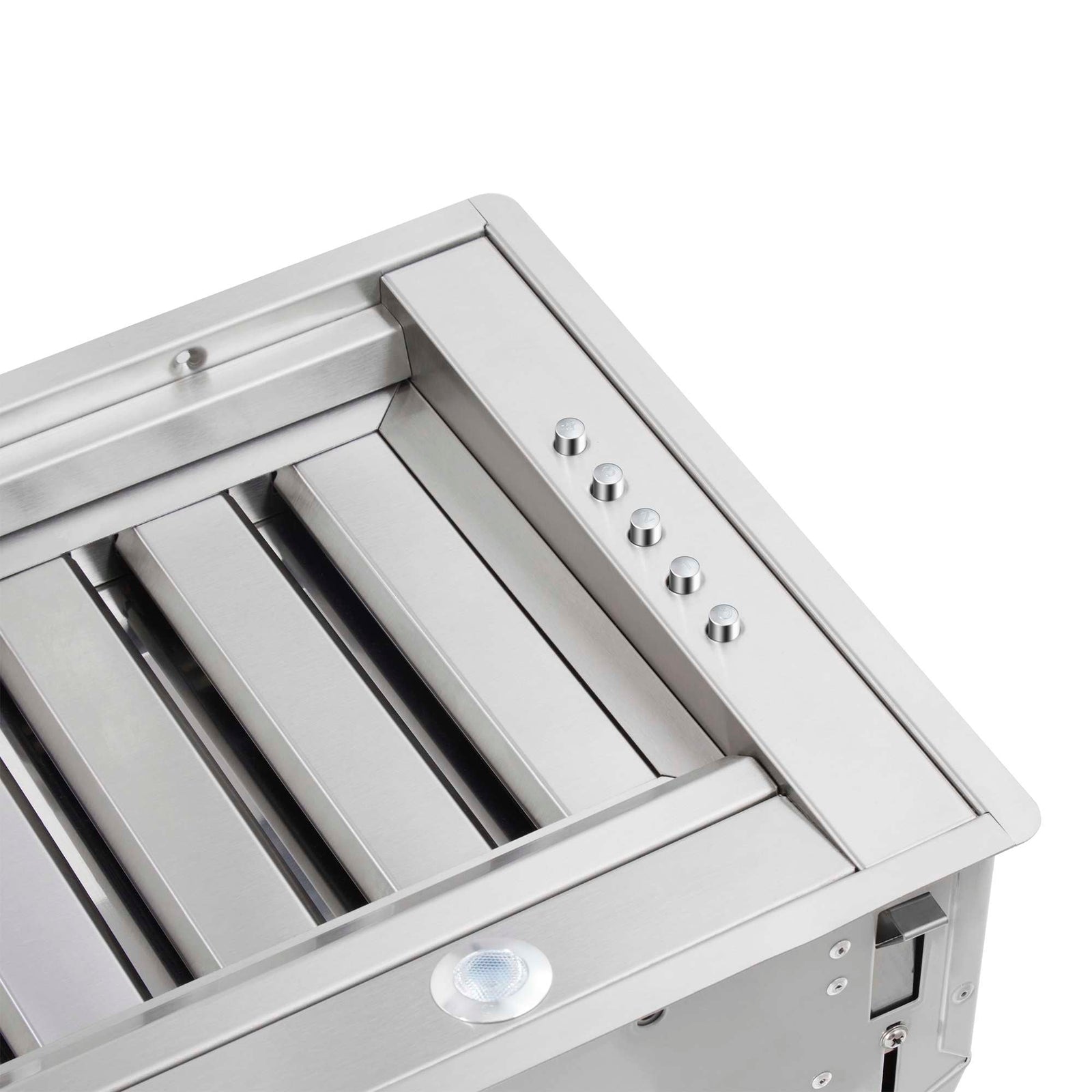 Forno Frassanito 48-Inch Recessed Range Hood, Stainless Steel Baffle Filters, LED Lighting - FRHRE5346-48