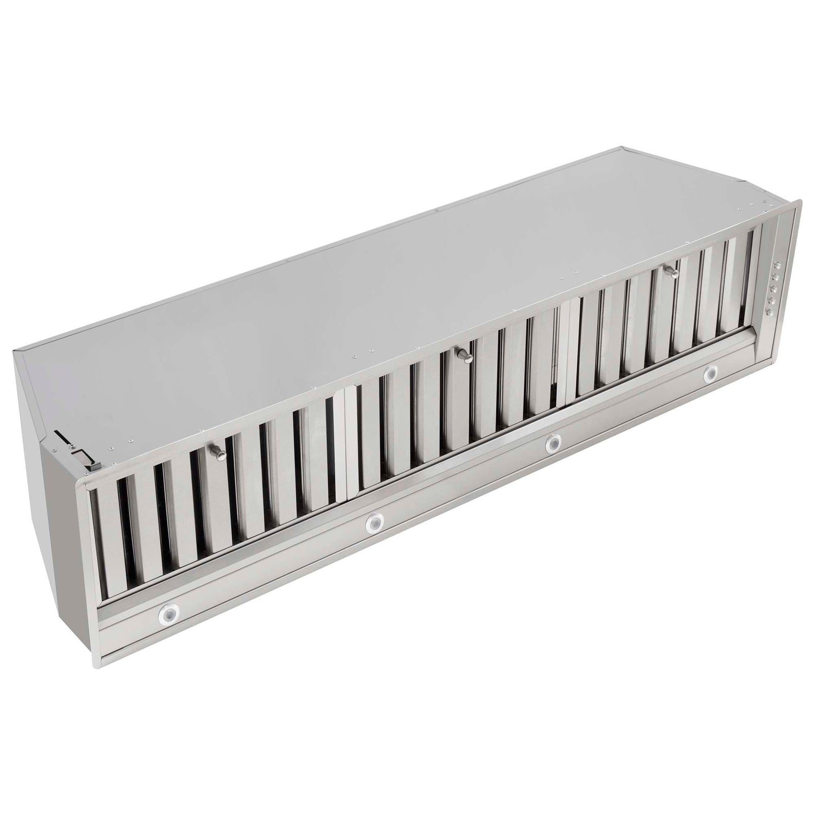 Forno Frassanito 48-Inch Recessed Range Hood, Stainless Steel Baffle Filters, LED Lighting - FRHRE5346-48