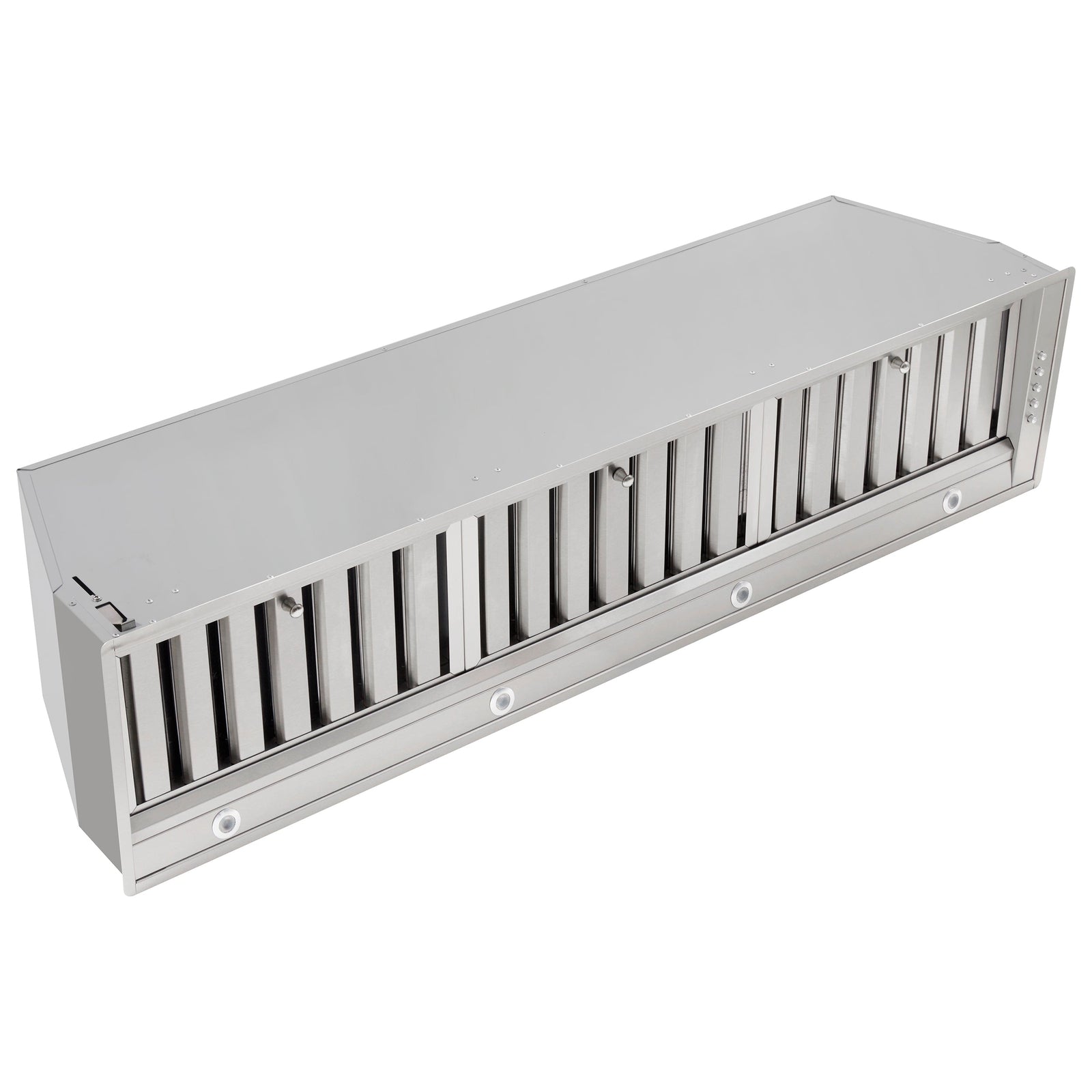 Forno Frassanito 48-Inch Recessed Range Hood, Stainless Steel Baffle Filters, LED Lighting - FRHRE5346-48