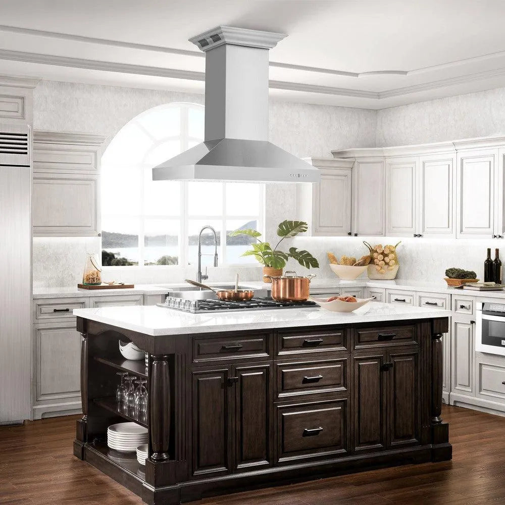 ZLINE CrownSound 42-inch range hood in stainless steel KL3ICRN-BT-42, view 2