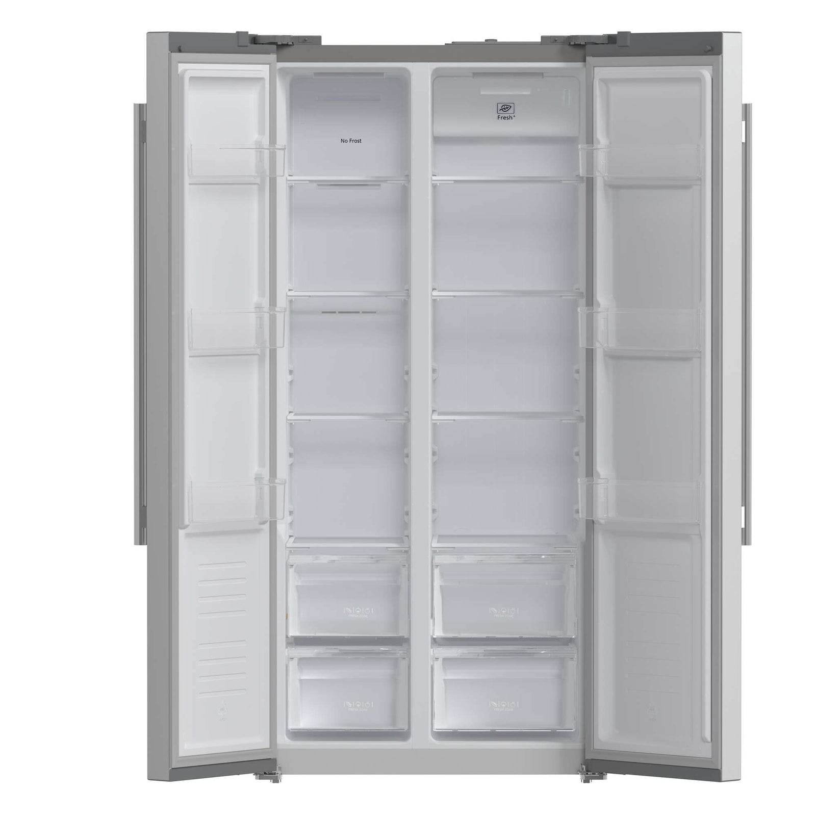 Forno Salerno 33-Inch Side-by-Side Stainless Steel Refrigerator, 15.6 cu.ft, ENERGY STAR Certified - FFRBI1805-33SB