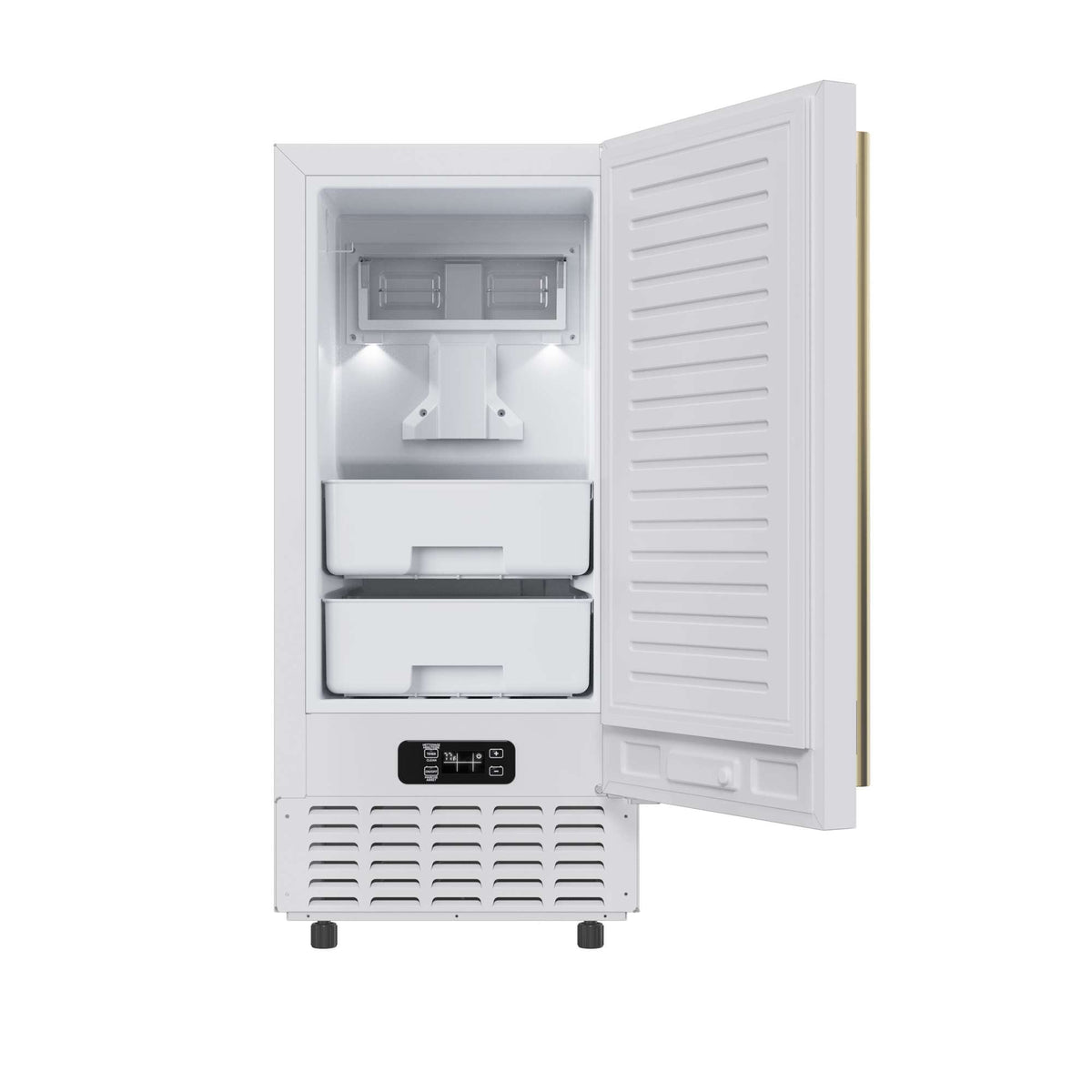 Forno Cristallo 15-inch nugget ice maker in white FIMBI7307-15WHT