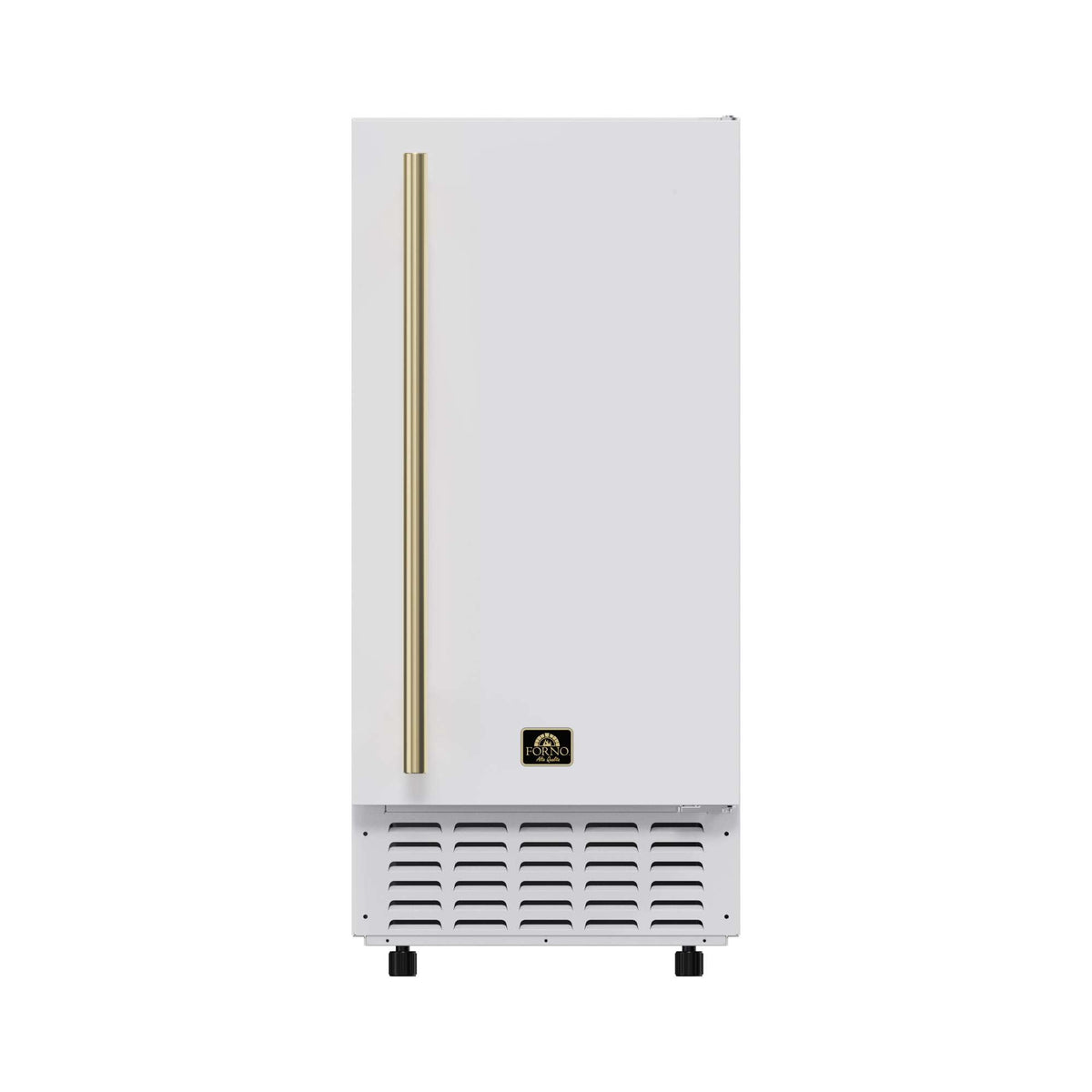 Forno Cristallo 15-inch nugget ice maker in white FIMBI7307-15WHT