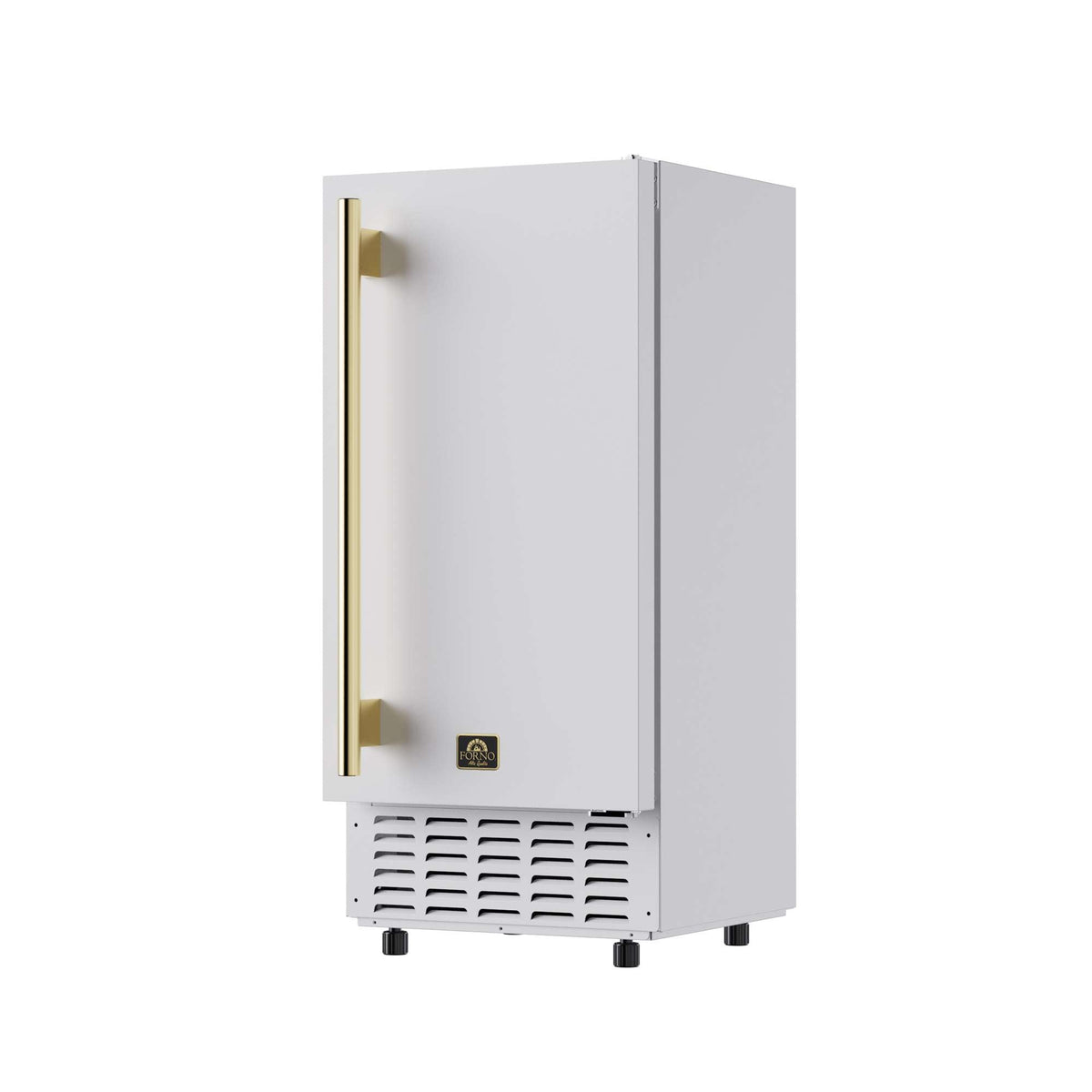 Forno Cristallo 15-inch nugget ice maker in white FIMBI7307-15WHT
