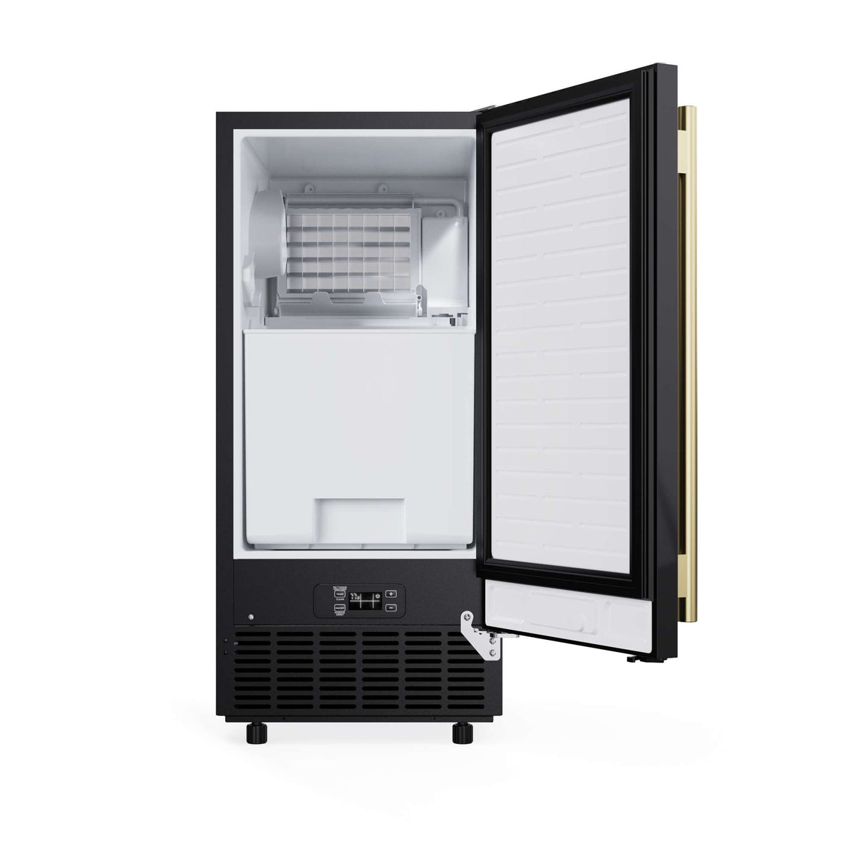 Forno Cristallo 15-inch cubed ice maker in black FIMBI7313-15BLK