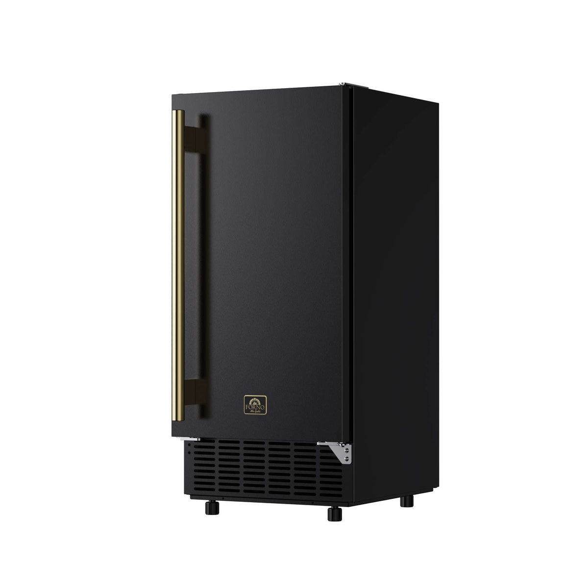 Forno Cristallo 15-inch cubed ice maker in black FIMBI7313-15BLK