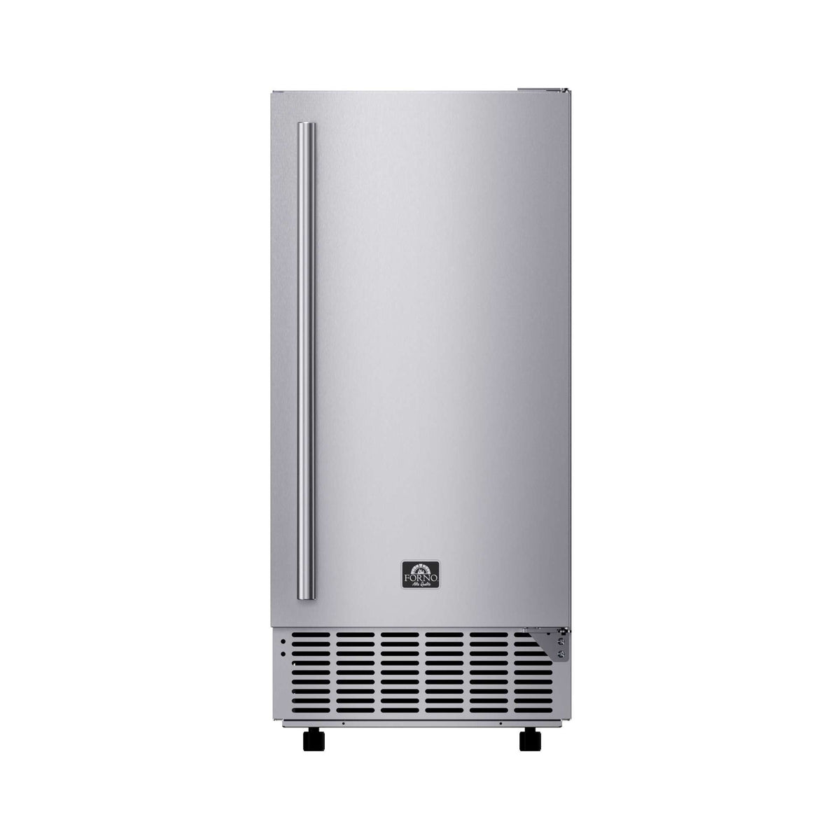 Forno Cristallo 15-inch cubed ice maker in stainless steel FIMBI7313-15S